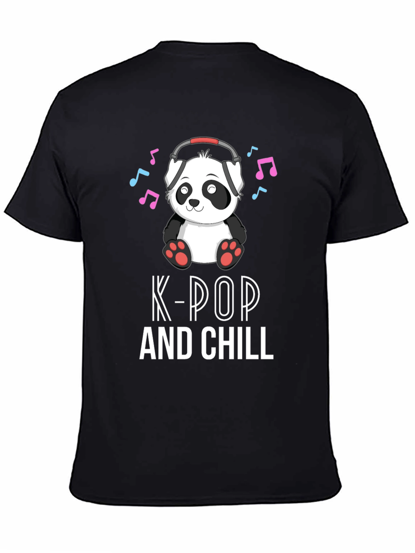 K-Pop and Chill Panda T-Shirt