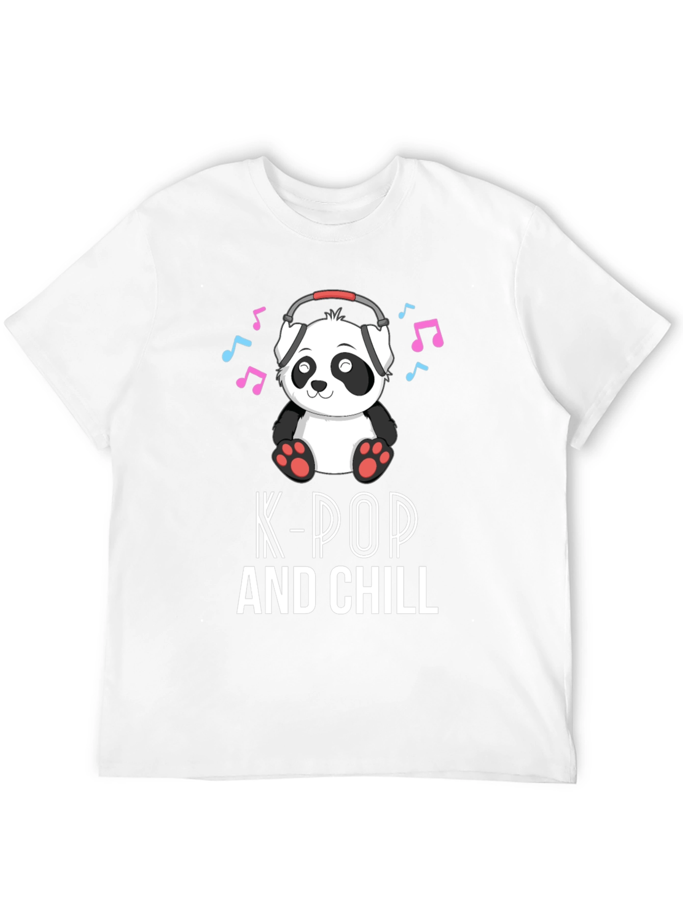 K-Pop and Chill Panda T-Shirt
