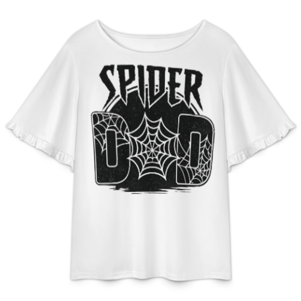 Spider Dad Graphic Tee, Funny Superhero Inspired Father Shirt, Retro Comic Style Dad Top, Casual Oversized Men’s and Women’s T-Shirt(z628)