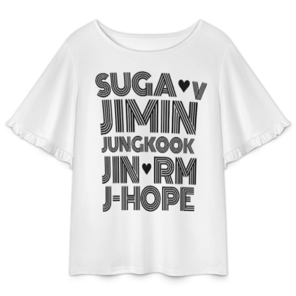 Retro K-Pop Inspired Member Names Graphic Tee, Vintage Fan Style Typography Shirt, Music Lover Casual Fashion Top, Aesthetic Concert Inspired T-Shirt Gift(z623)