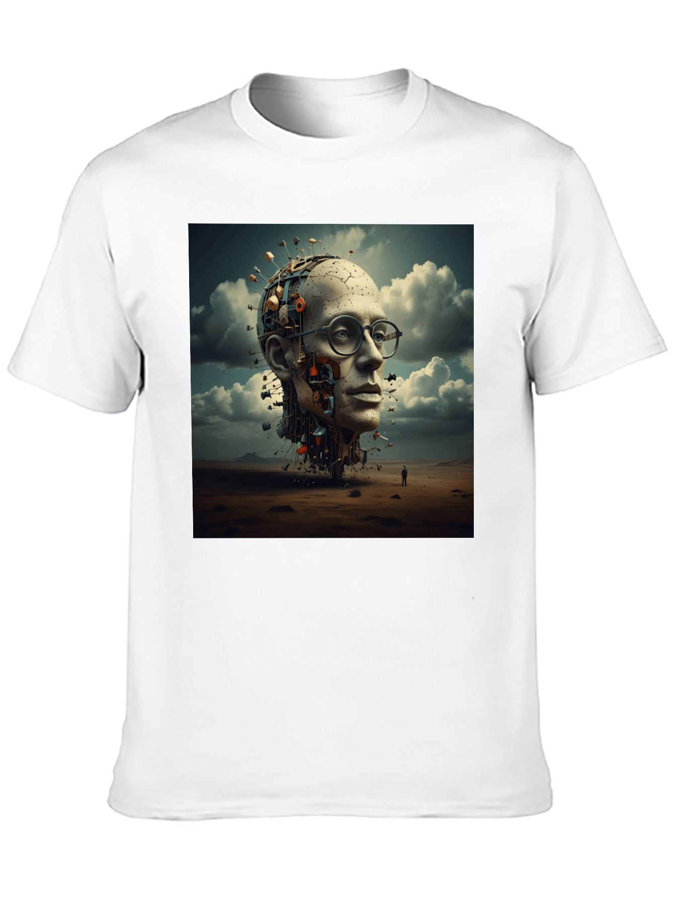 Abstract AI Head T-Shirt