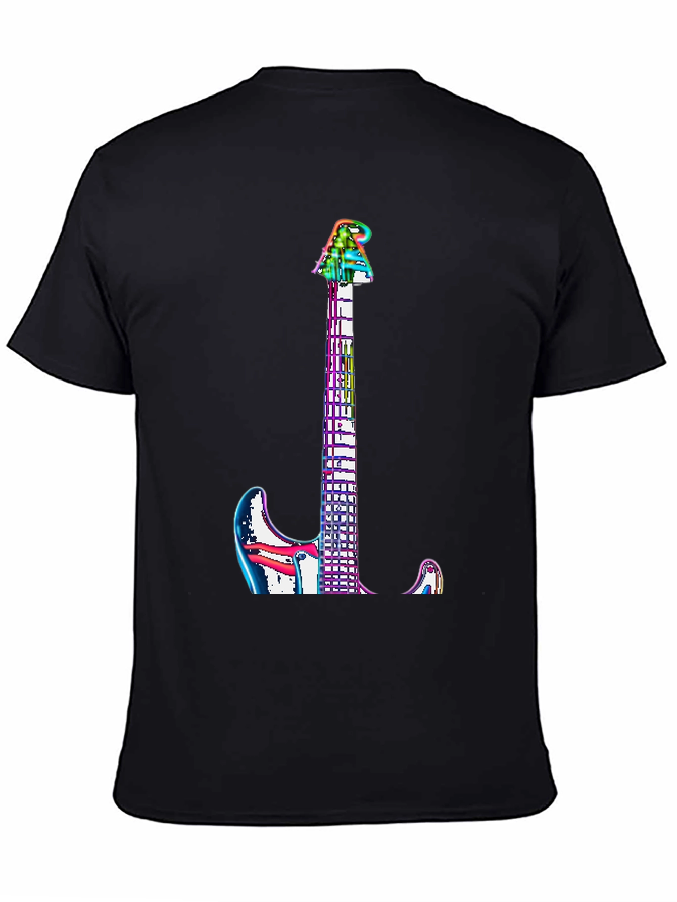 Rainbow Guitar Graphic Tee