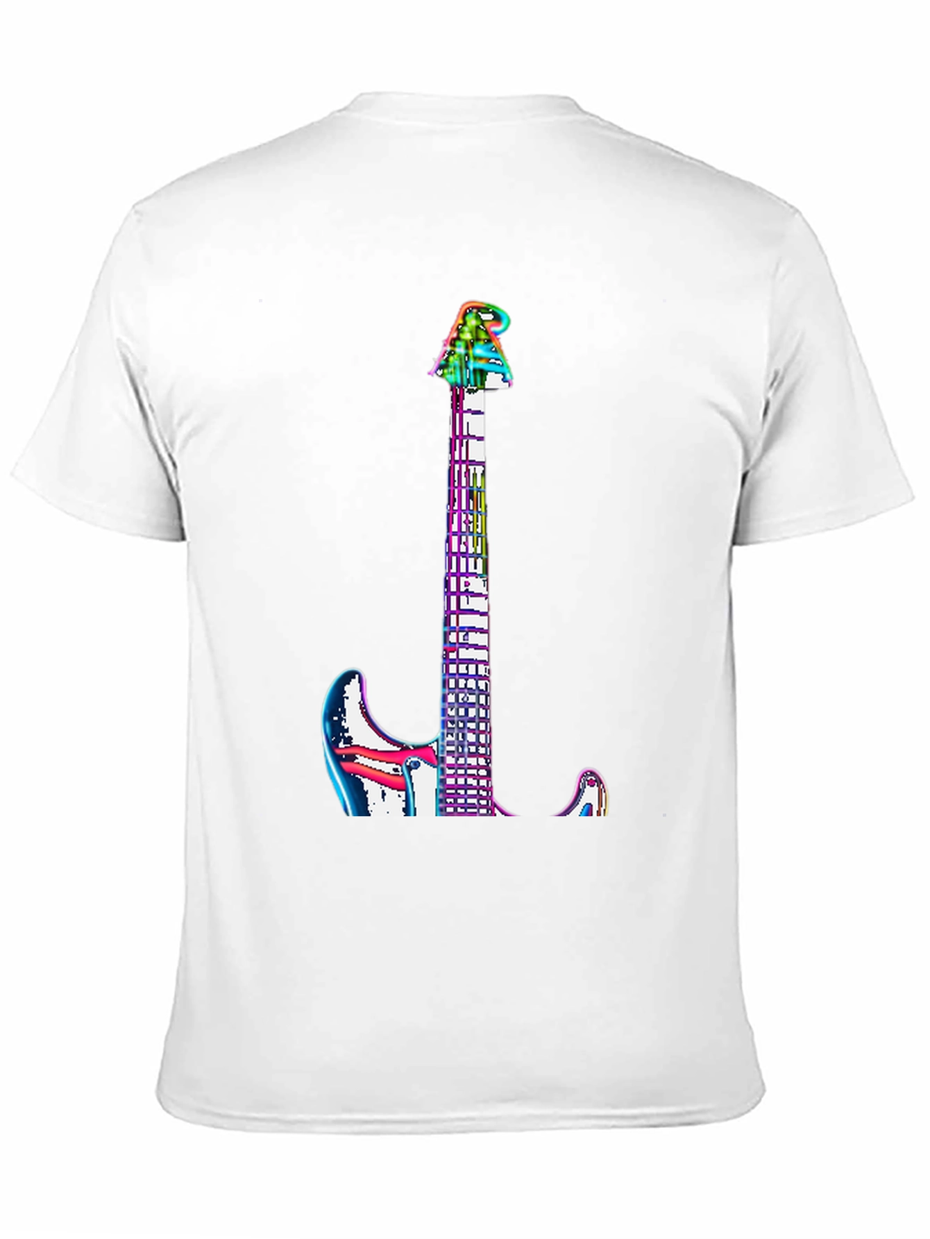 Rainbow Guitar Graphic Tee