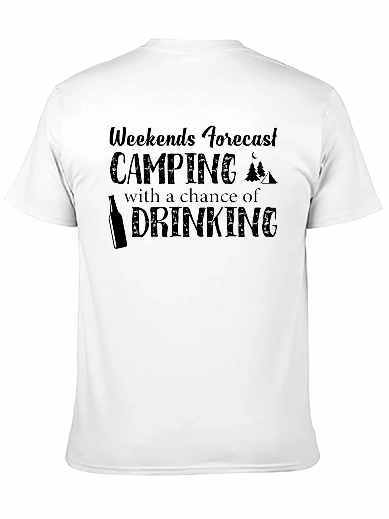 Camping & Drinking Forecast T-Shirt