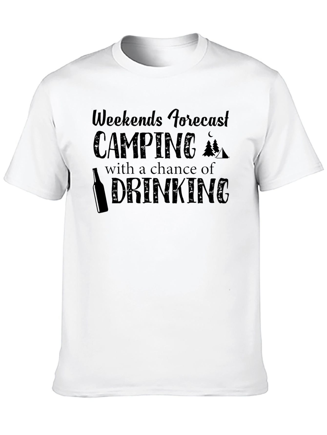 Camping & Drinking Forecast T-Shirt