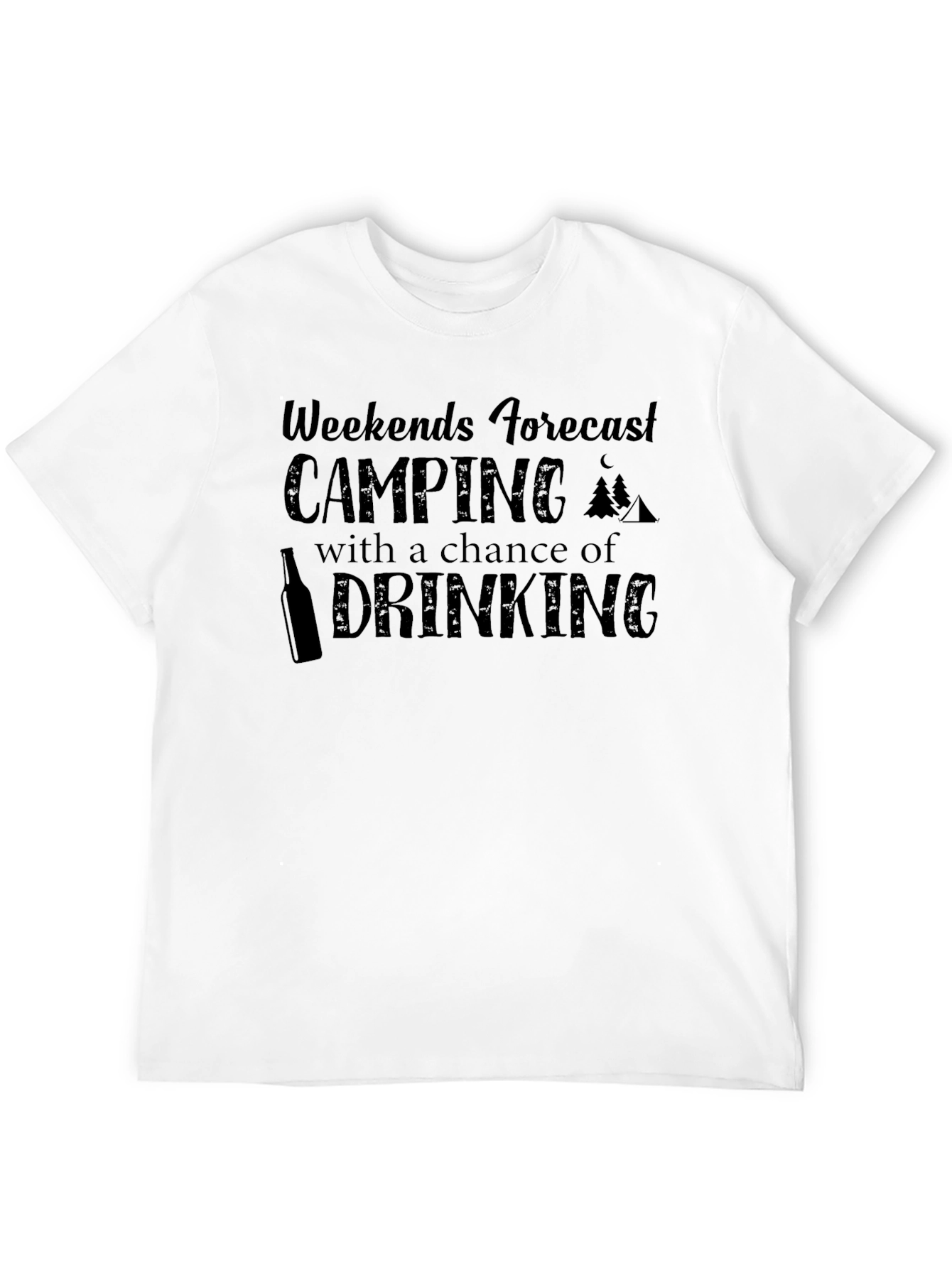 Camping & Drinking Forecast T-Shirt