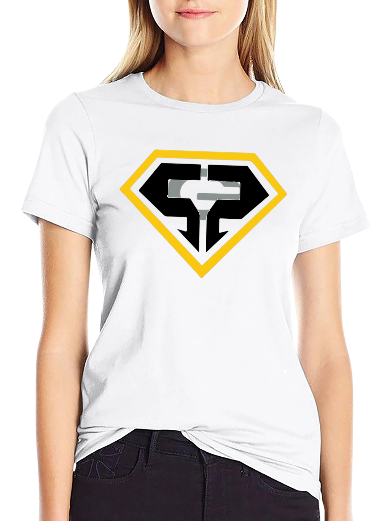 Hammer Time T-Shirt - Black Tee with Shield Graphic