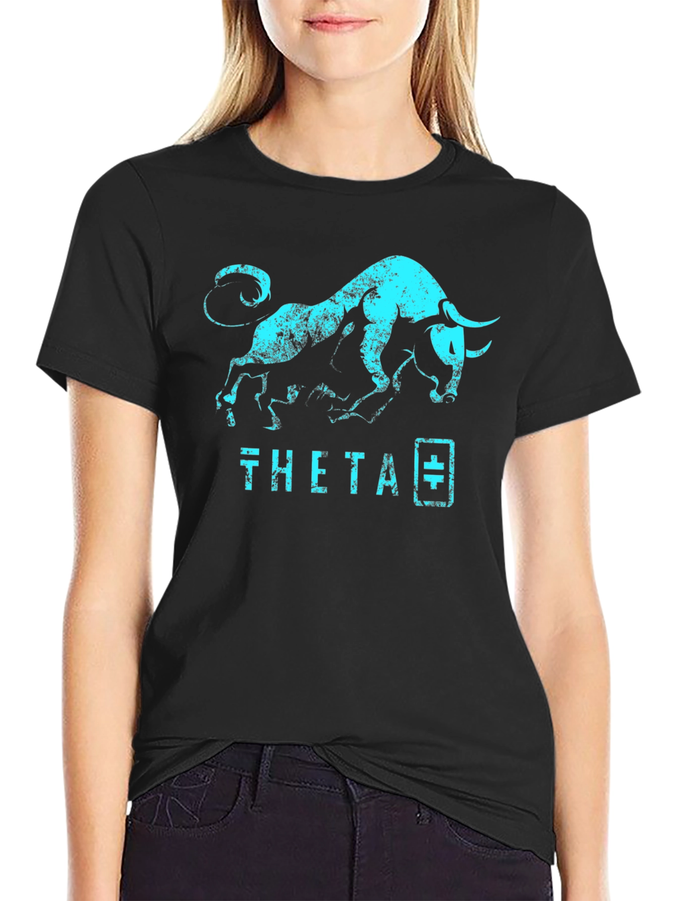 Theta Bull T-Shirt - Crypto Trader Tee
