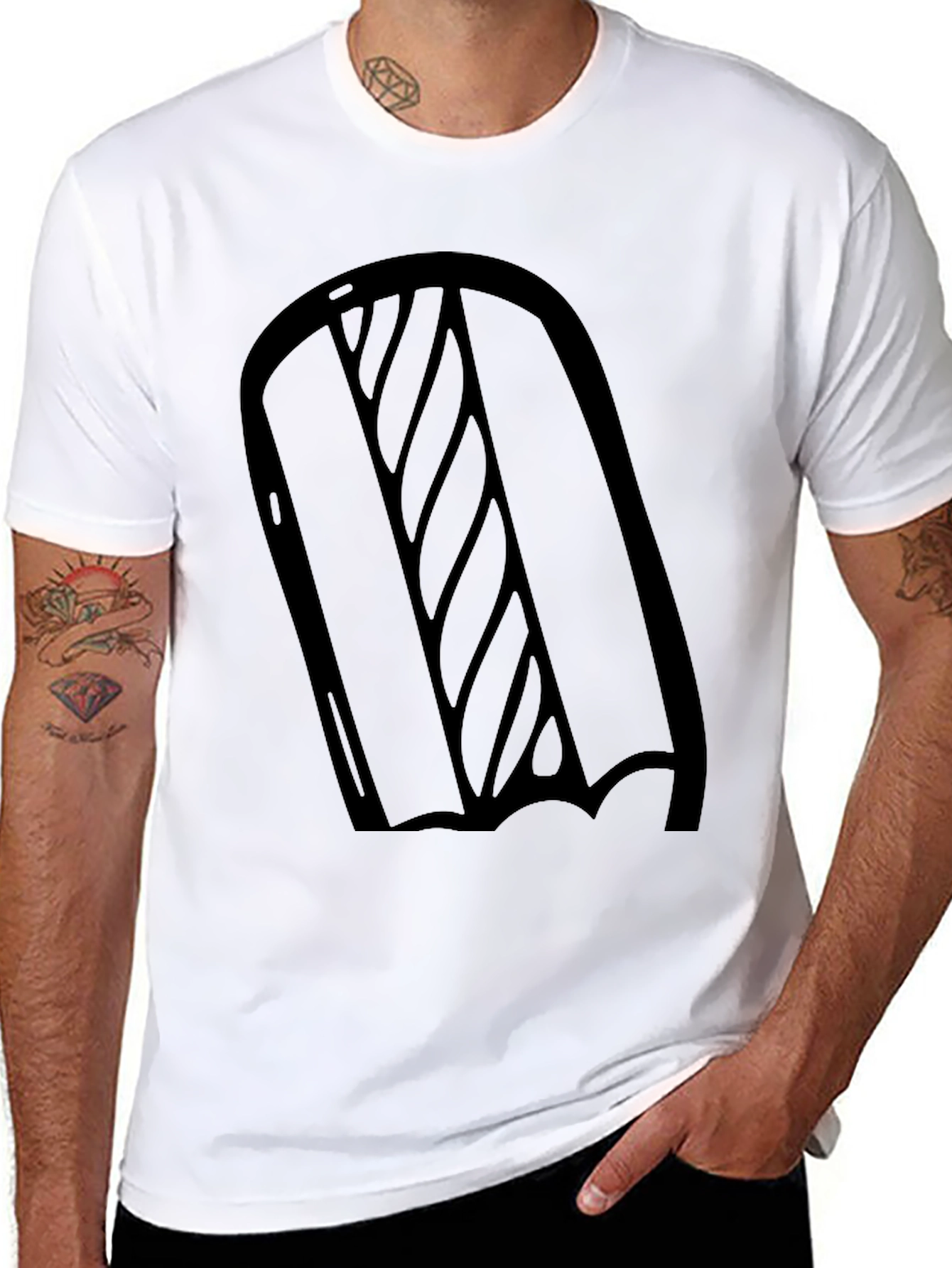 Hot Dog Graphic T-Shirt - Unisex Casual Tee
