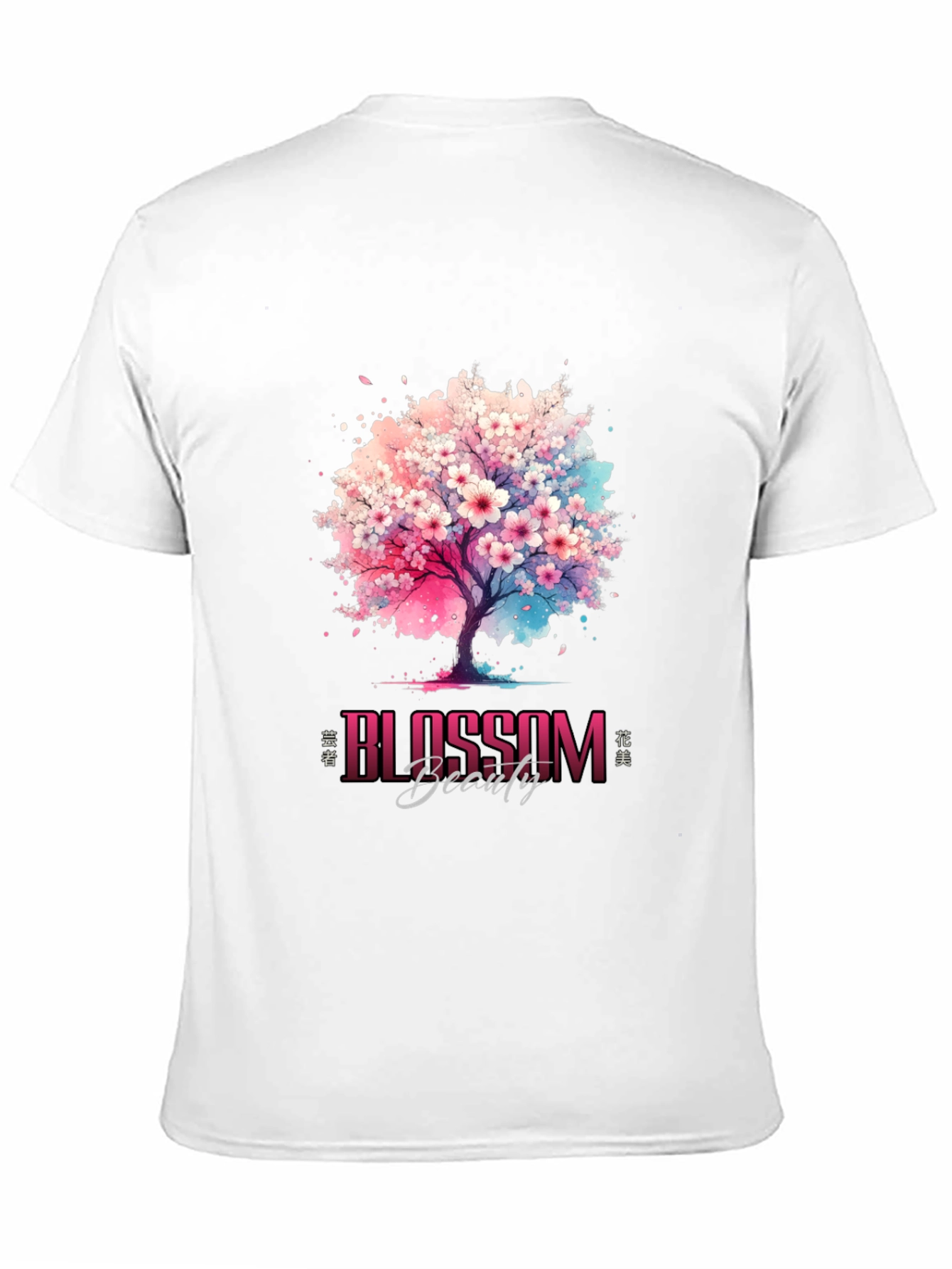 Blossom Beauty Graphic Tee - Artistic Design
