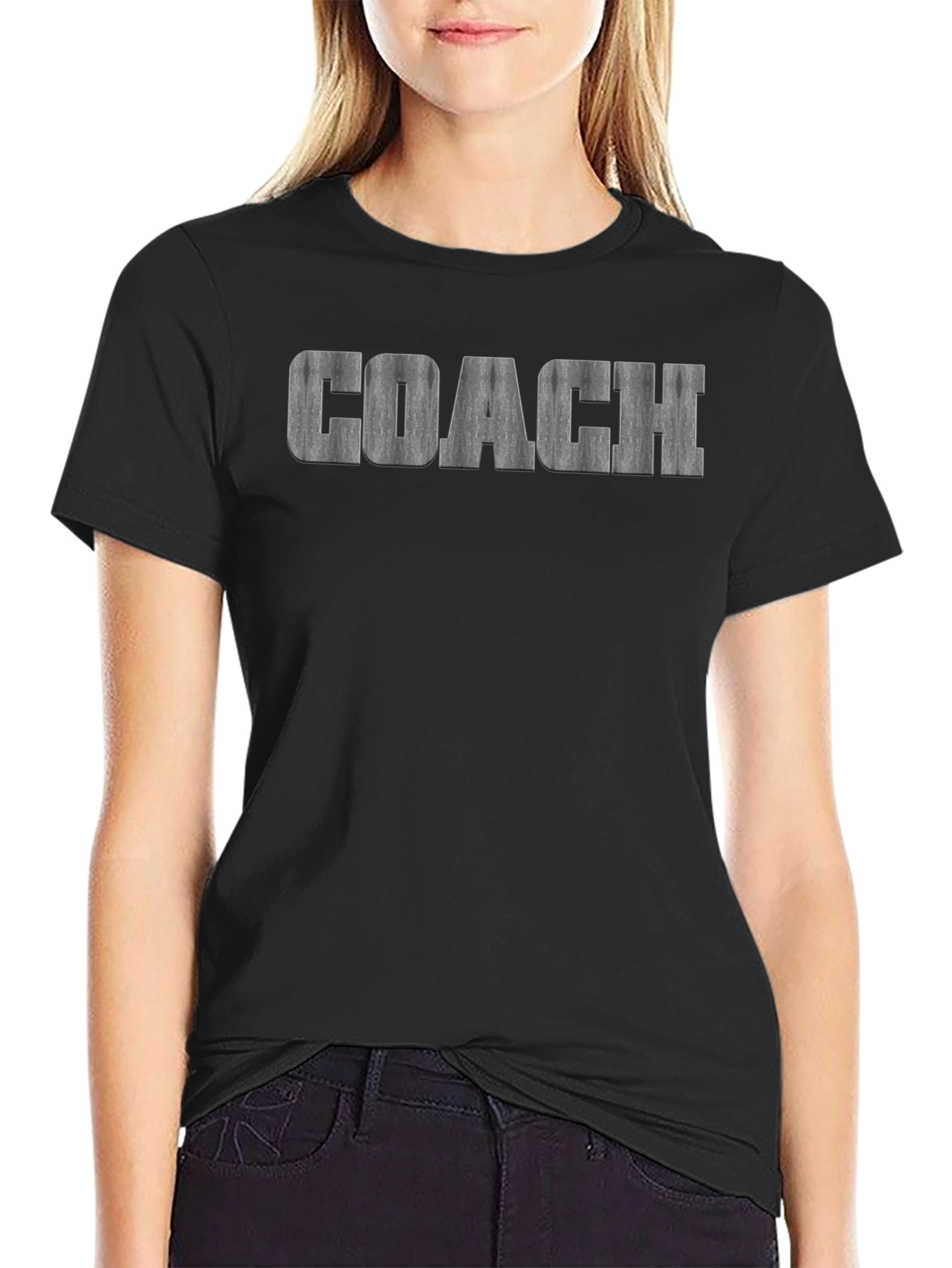 Mens COACH Graphic Print Black T-Shirt
