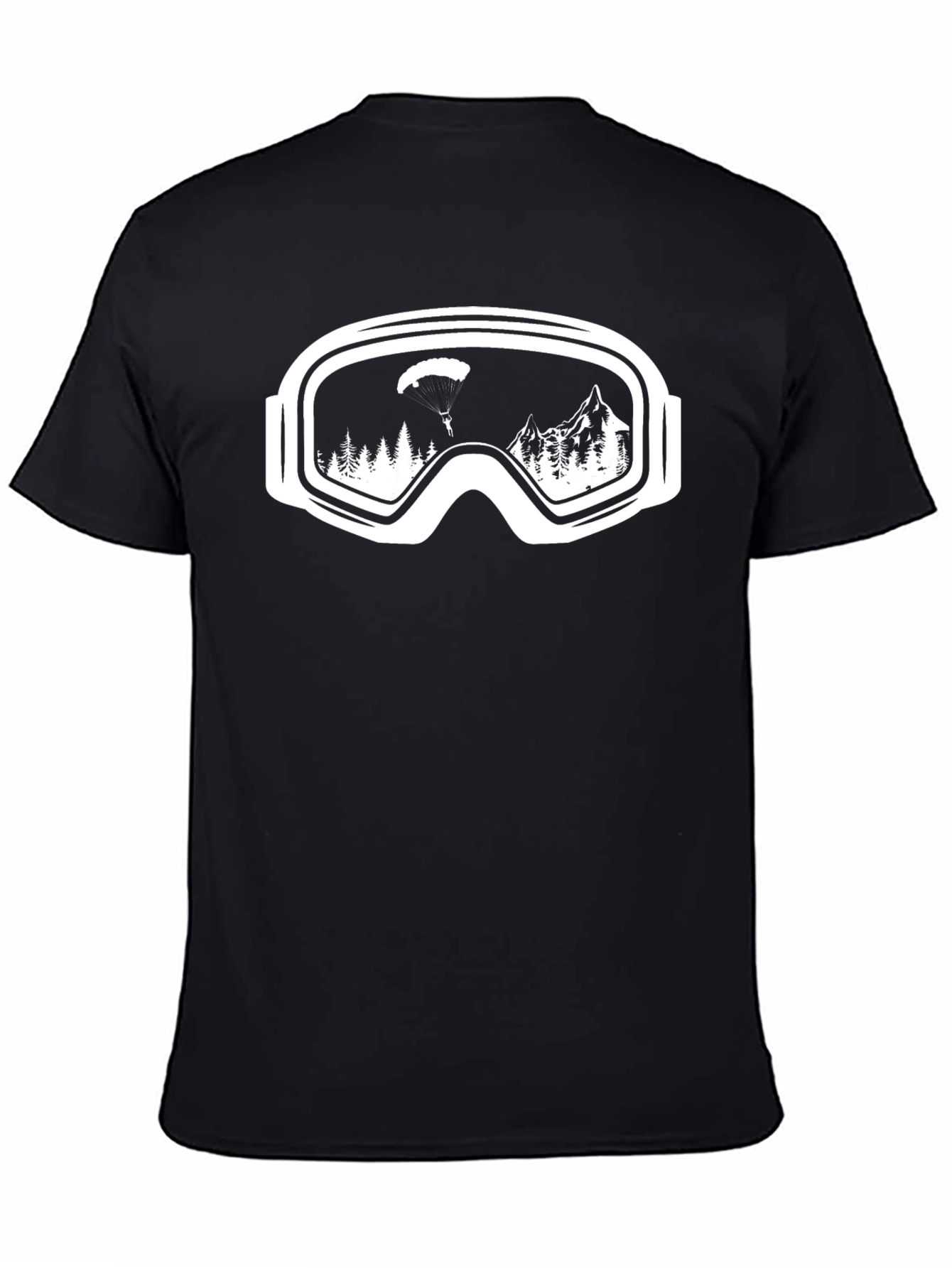 Paragliding Goggles Graphic Tee - Adventure Shirt