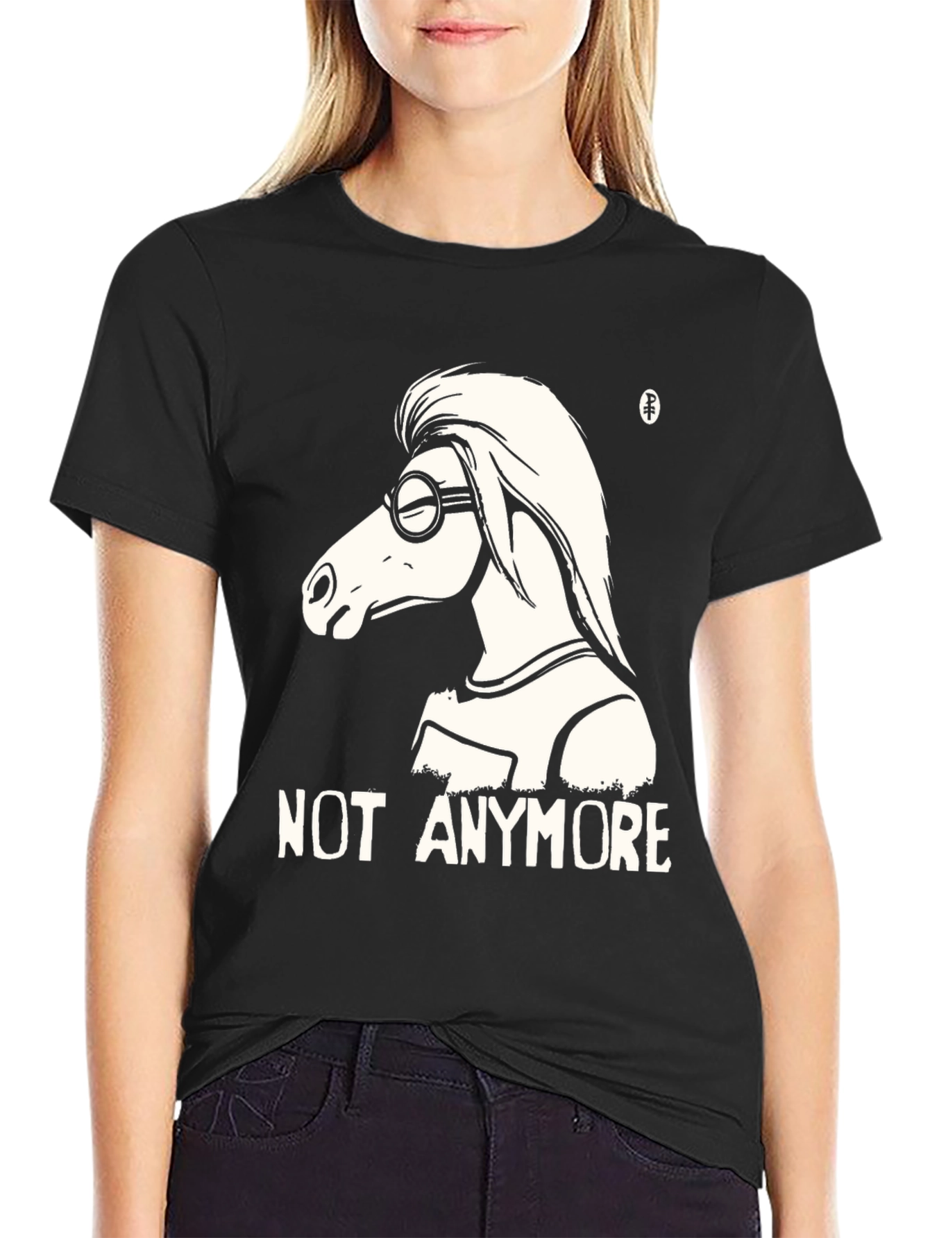 Horse with Glasses T-Shirt - Not Anymore