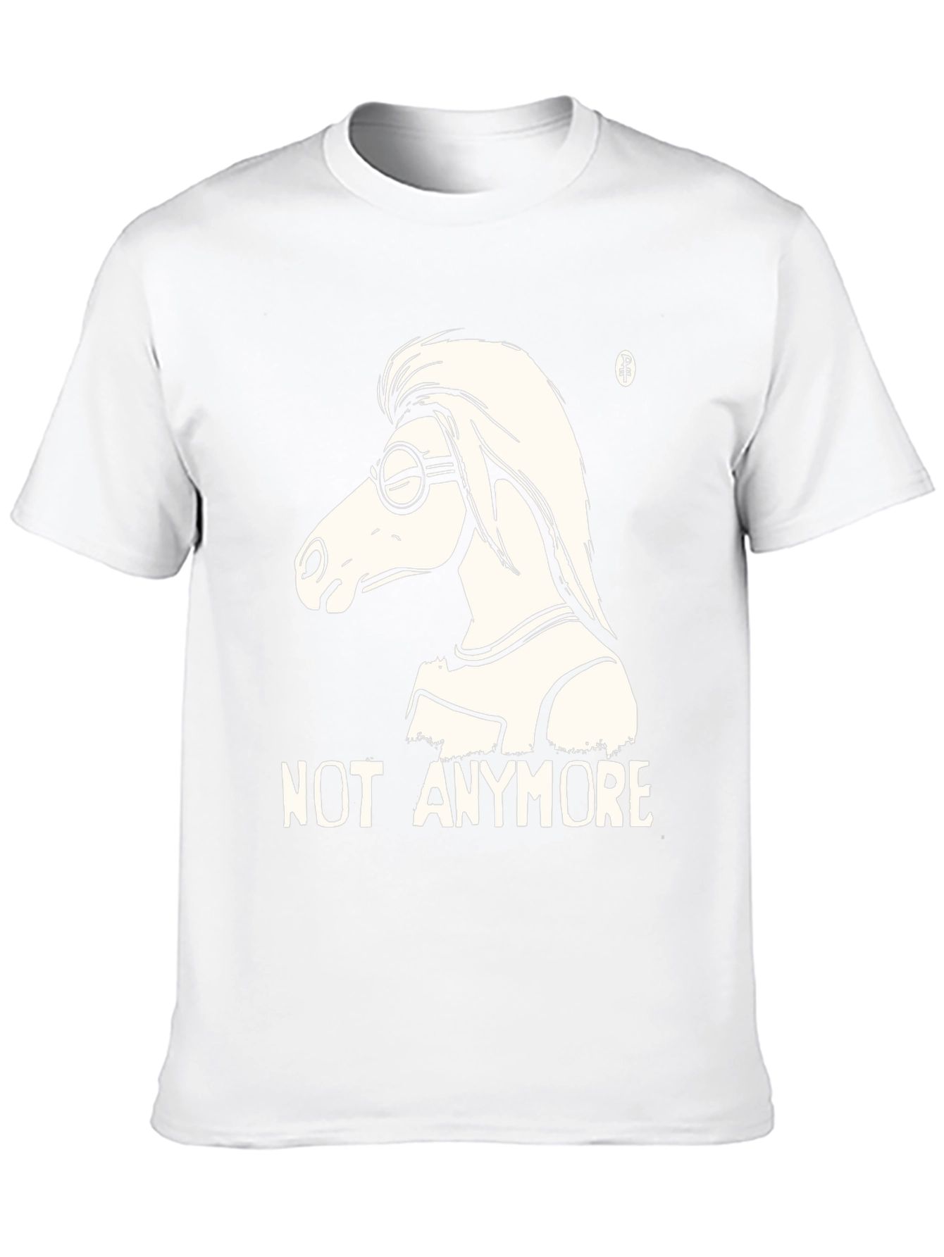 Horse with Glasses T-Shirt - Not Anymore