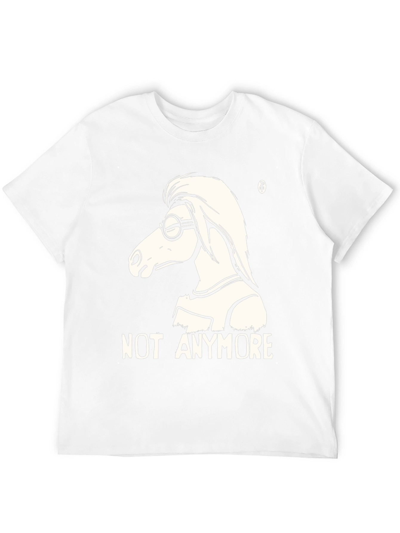 Horse with Glasses T-Shirt - Not Anymore