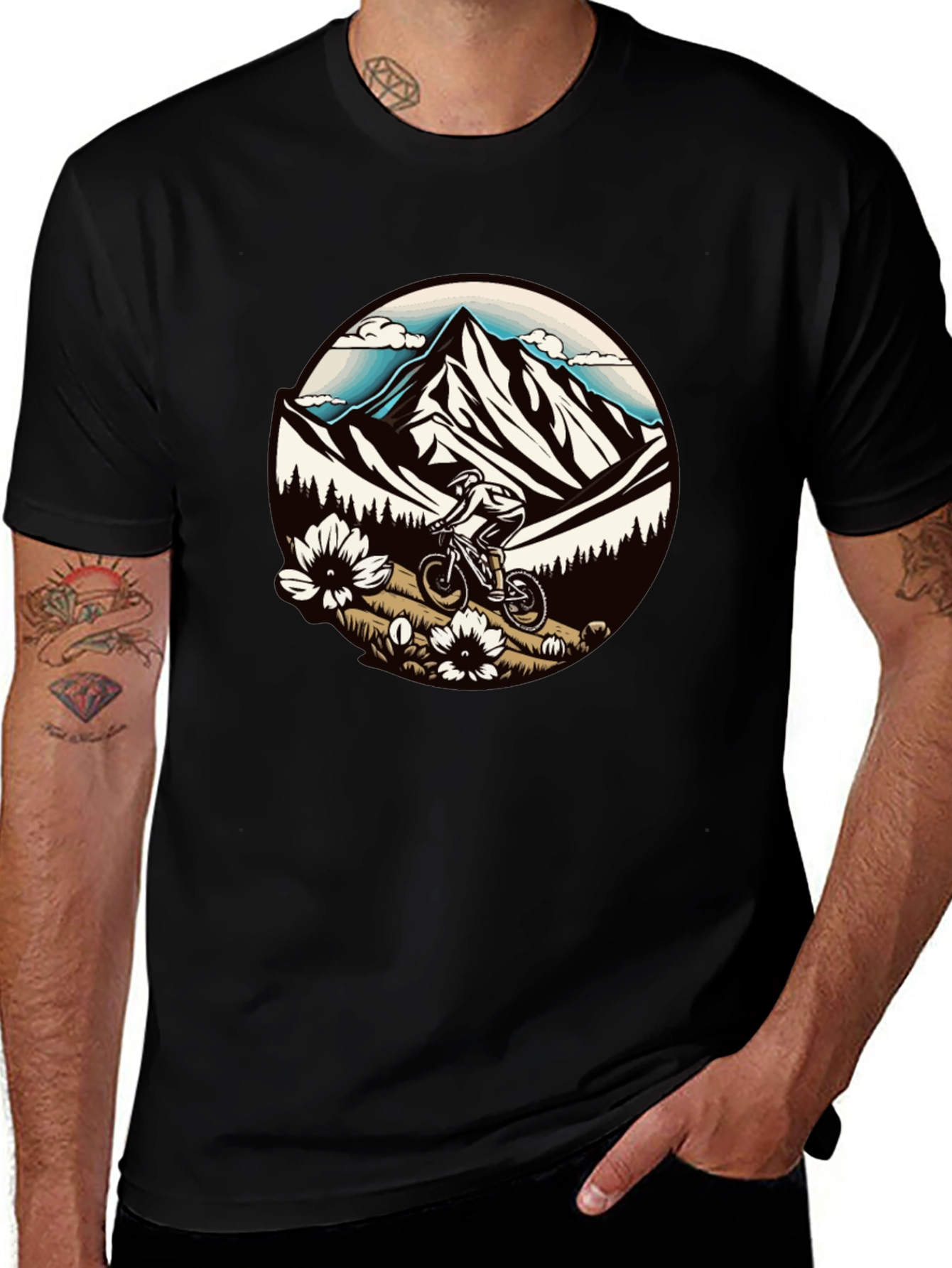 Mountain Biker Graphic Tee