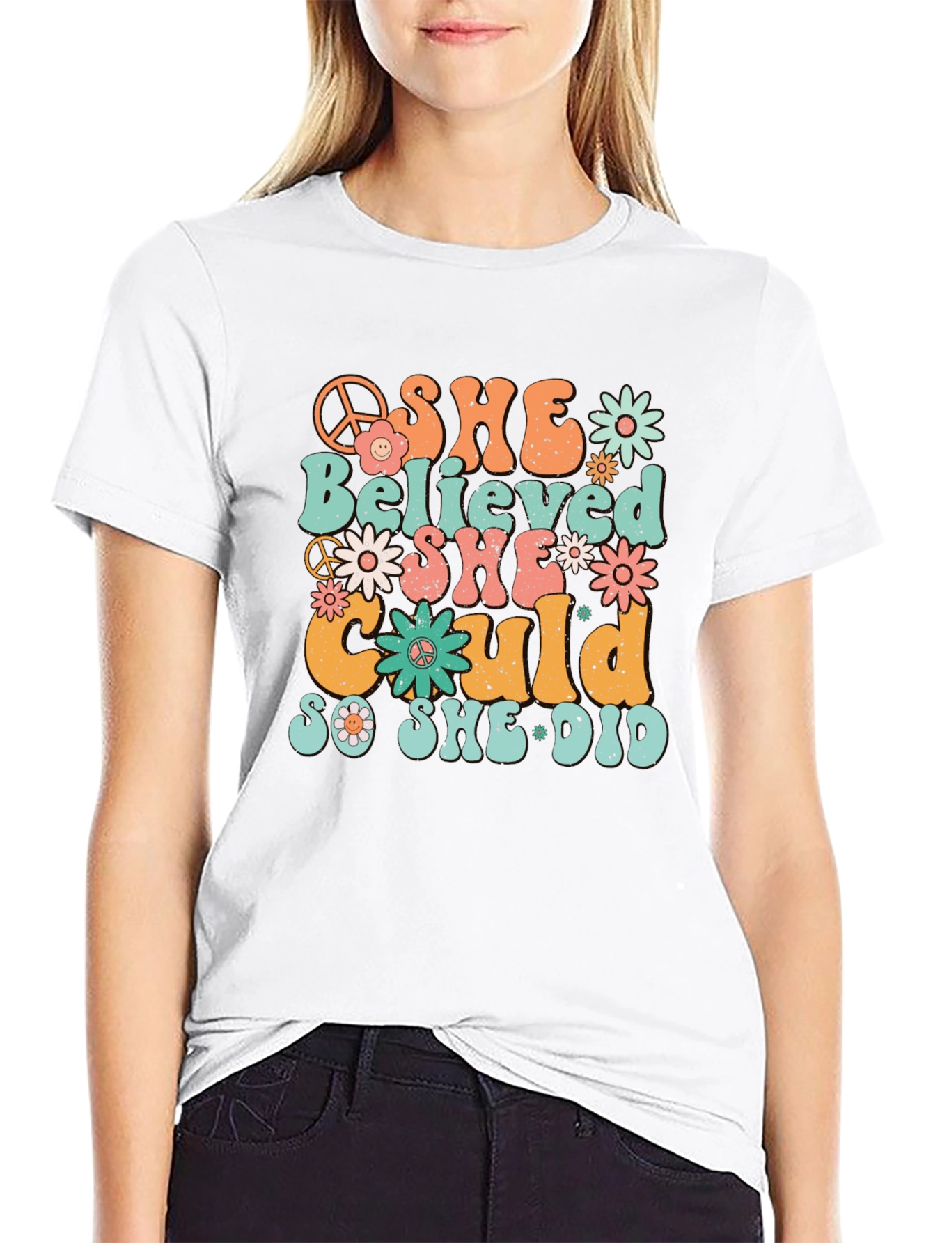 She Believed She Could So She Did Graphic Tee