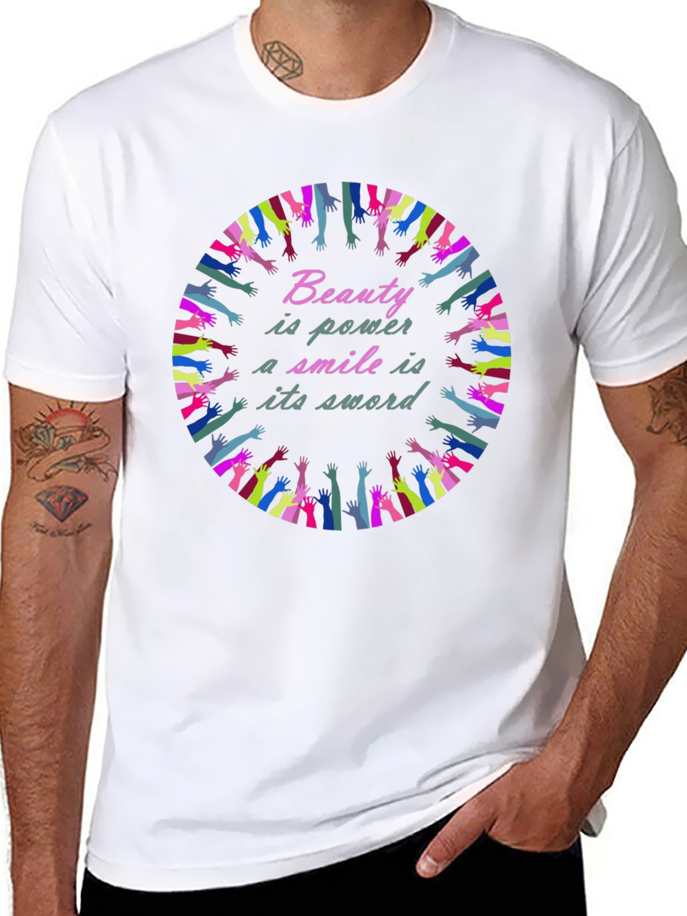 Beauty is Power T-Shirt - Inspirational Design