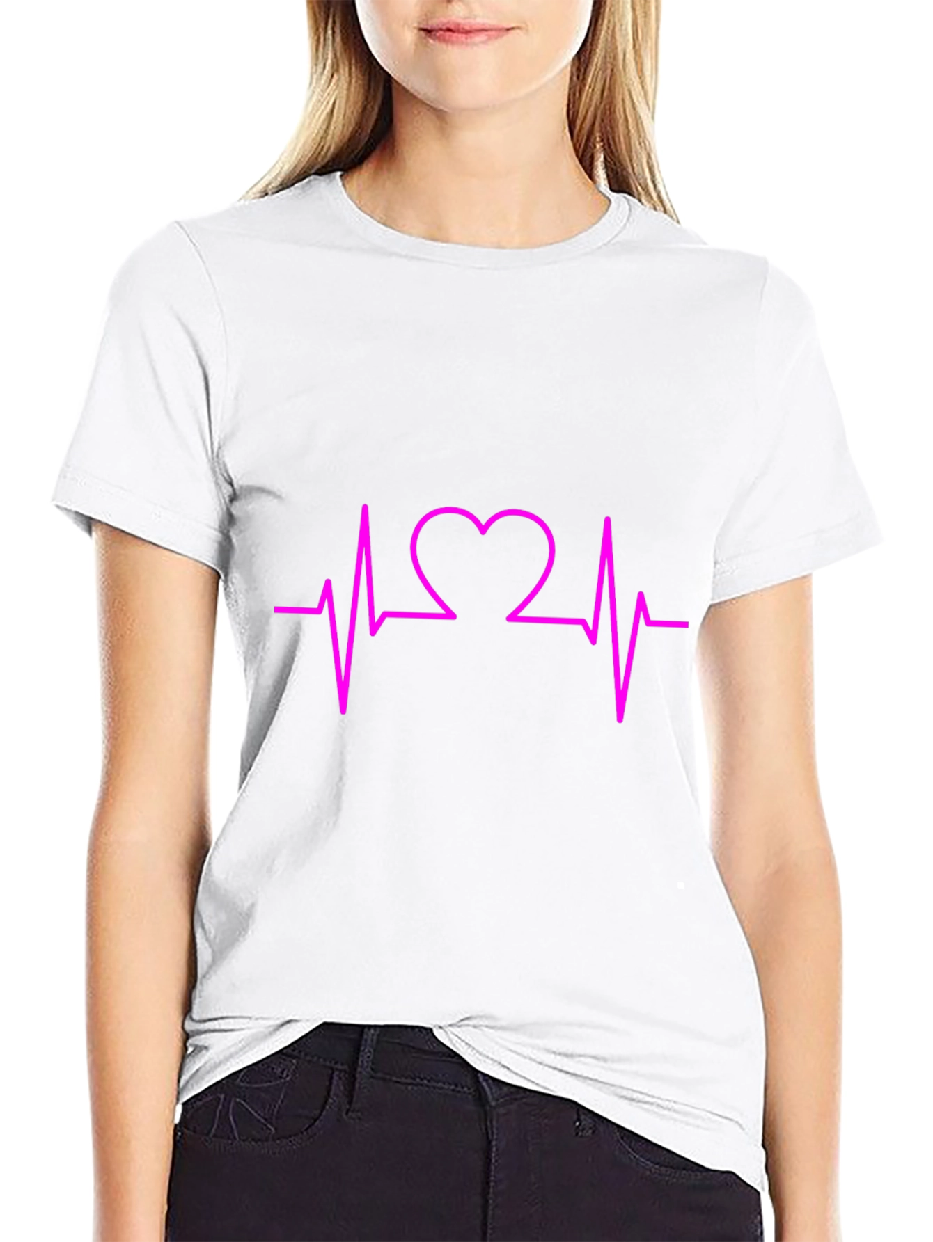 Heartbeat Graphic Tee - Stylish Unisex T-Shirt