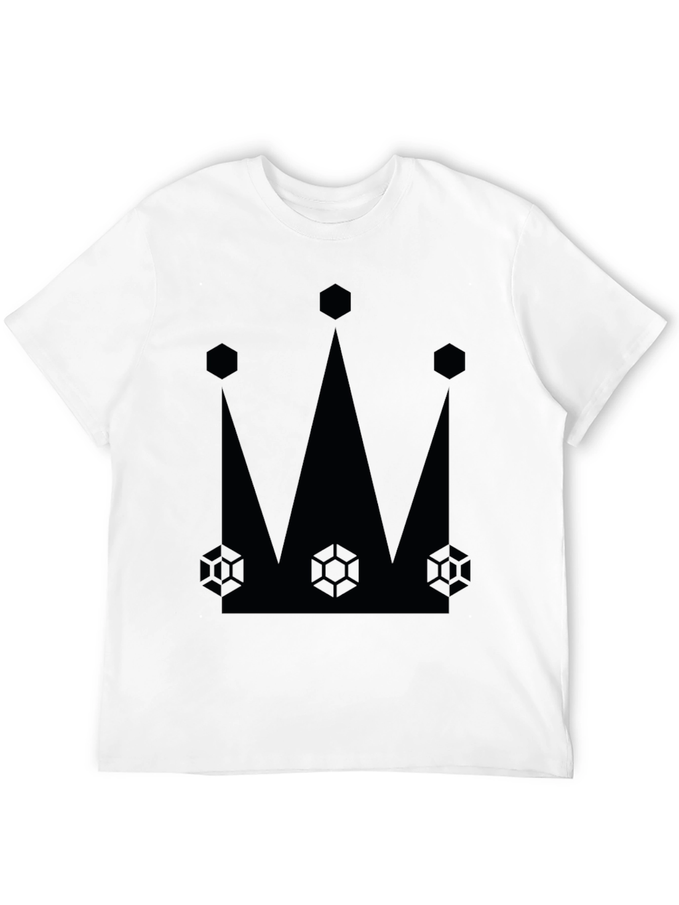 King Crown Graphic Tee - Stylish Black Cotton T-Shirt