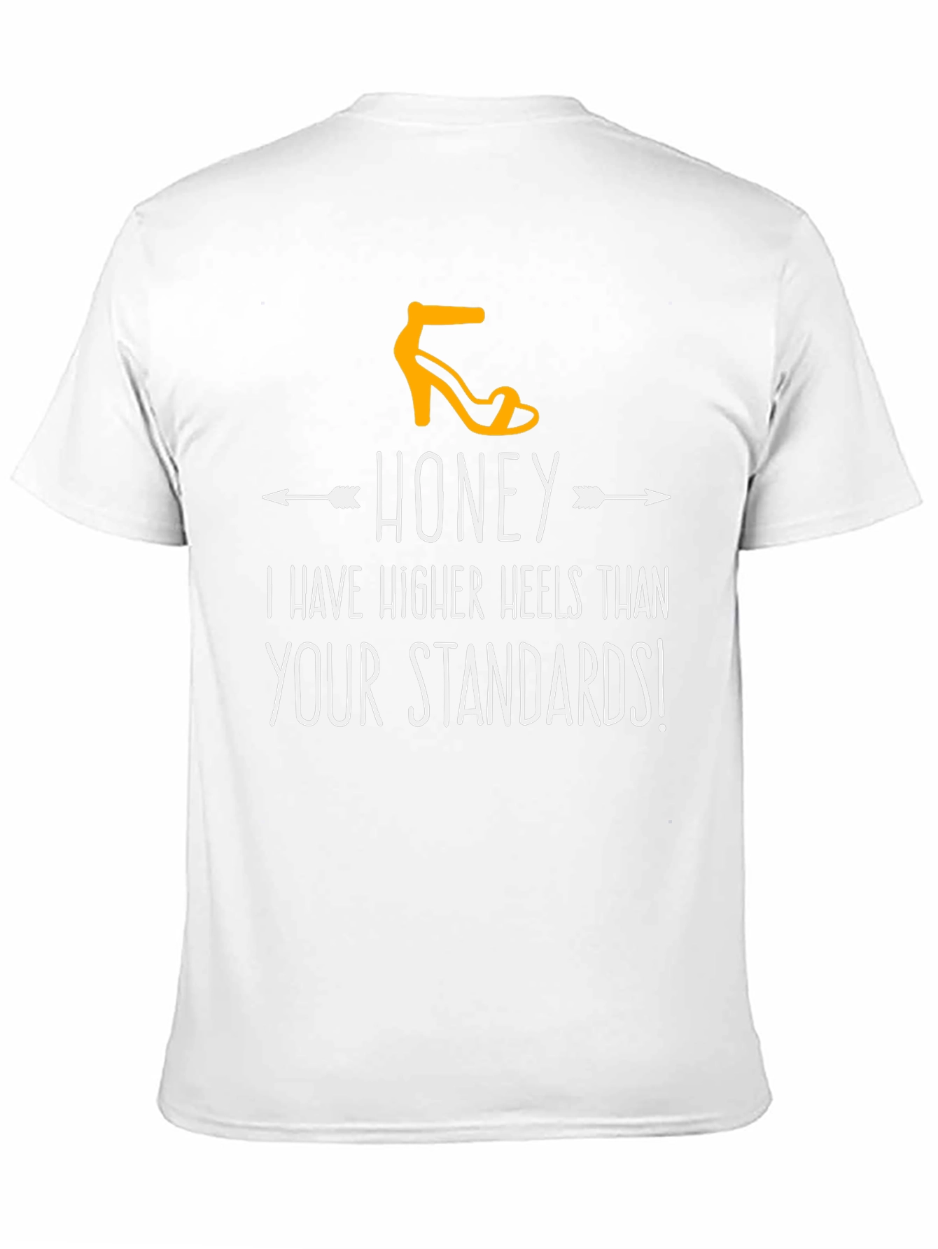 Honey Higher Heels Graphic Tee - Stylish Statement T-Shirt