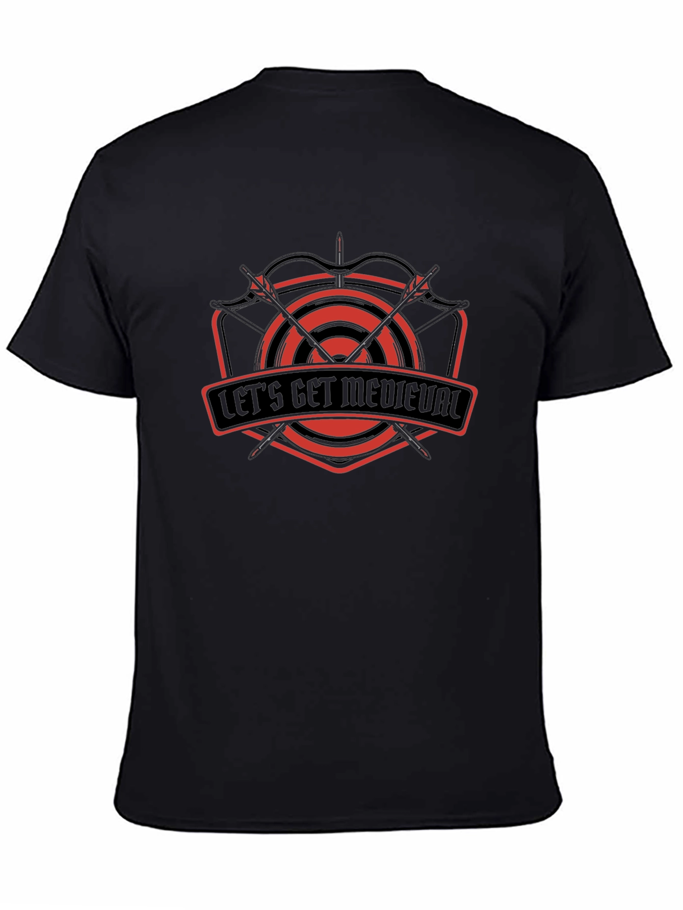 Lets Get Medieval T-Shirt - Black Tee
