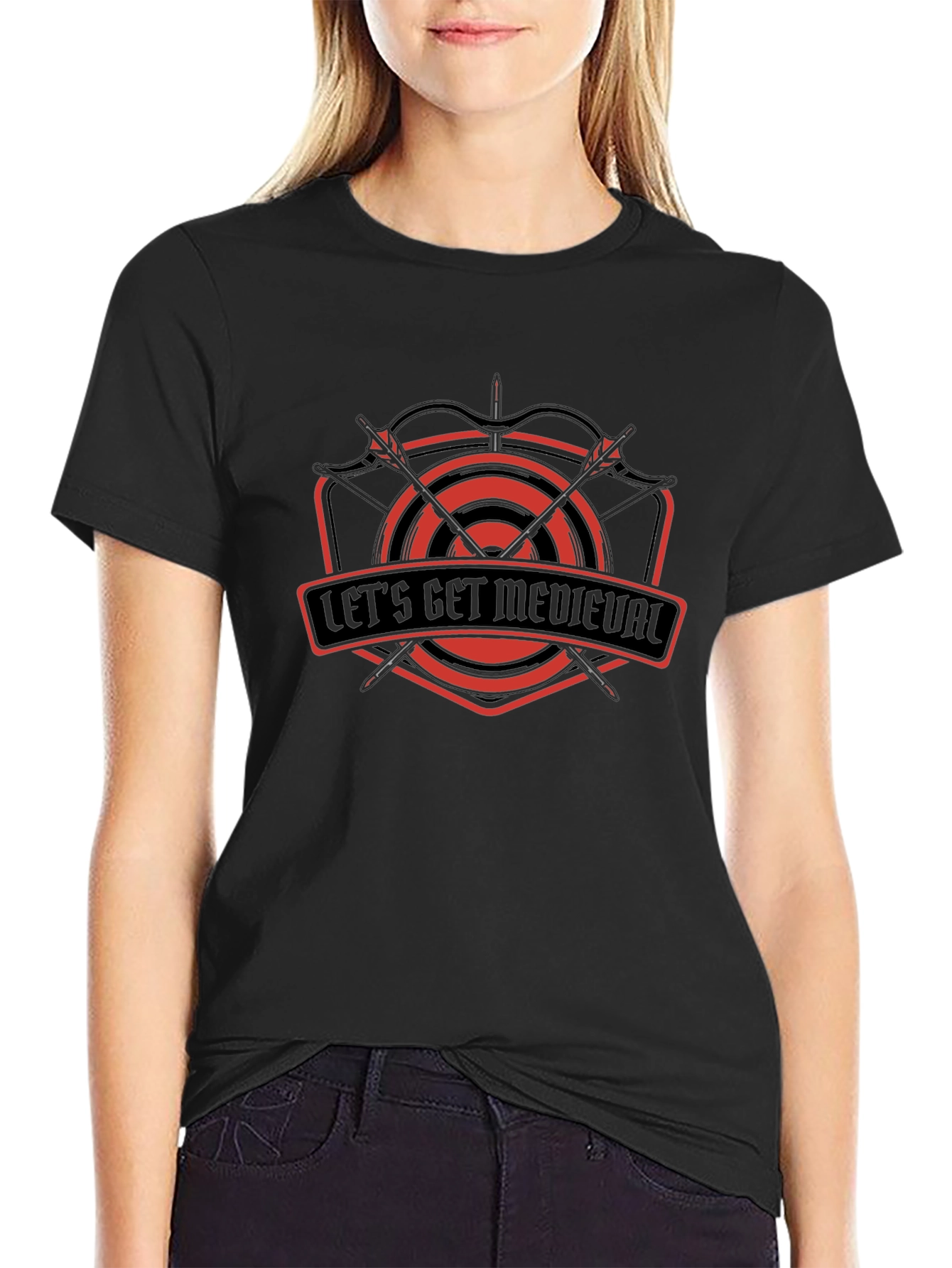Lets Get Medieval T-Shirt - Black Tee