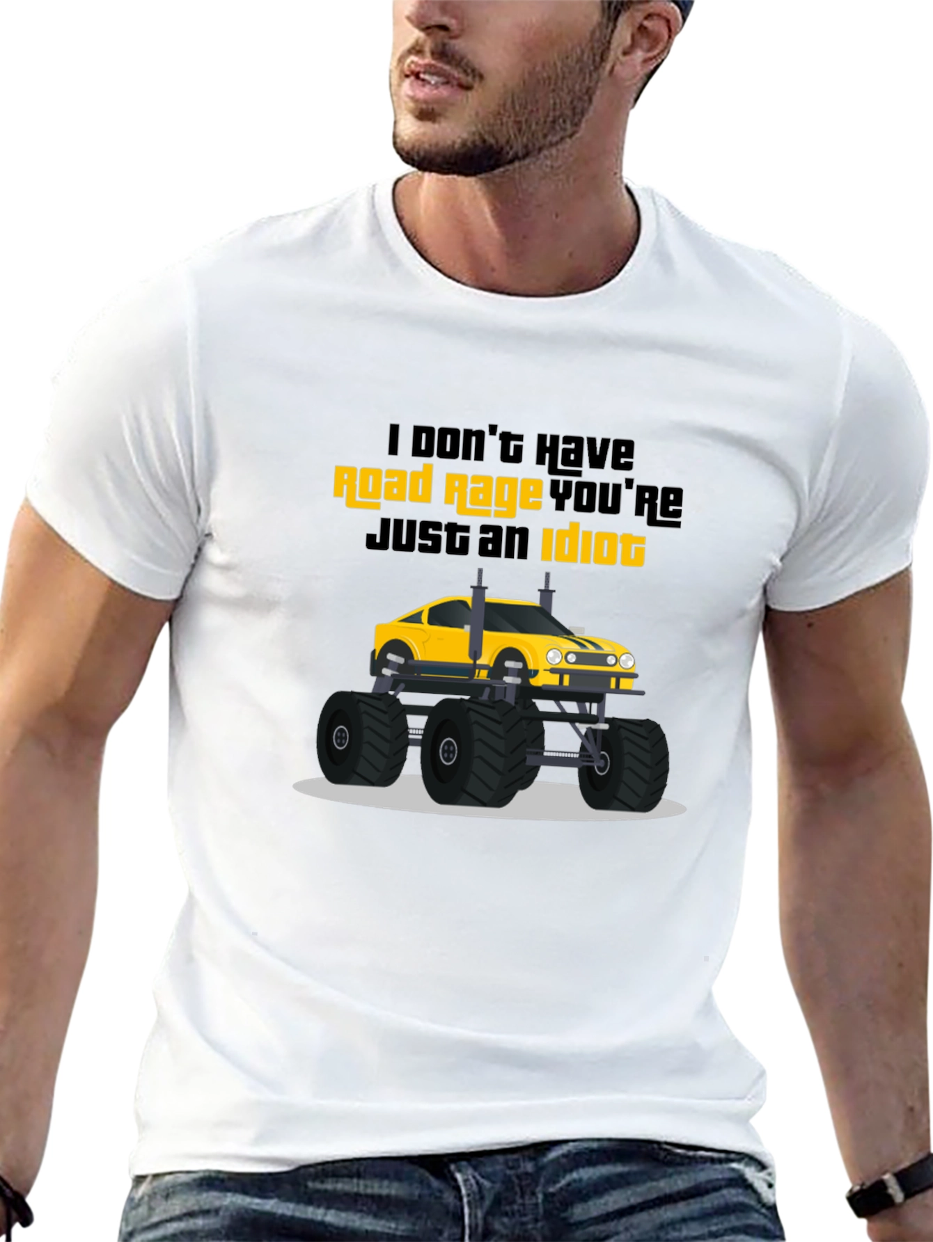 Road Rage Monster Truck T-Shirt