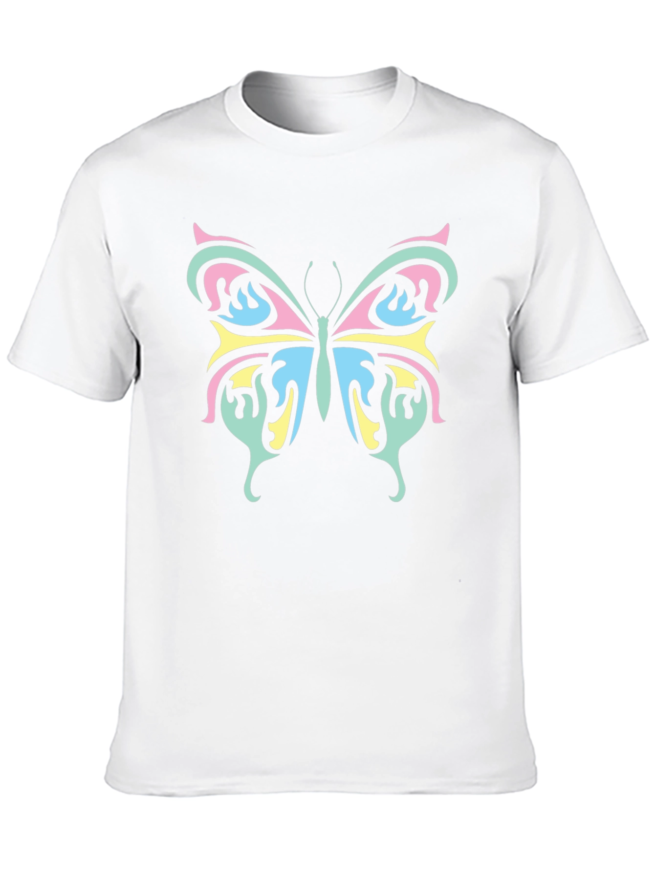 Butterfly Graphic Tee - Trendy Casual Shirt