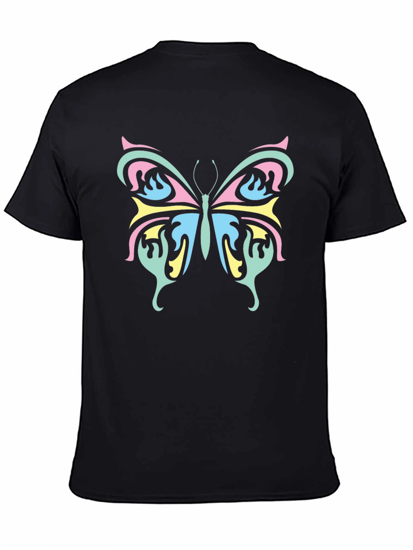 Butterfly Graphic Tee - Trendy Casual Shirt