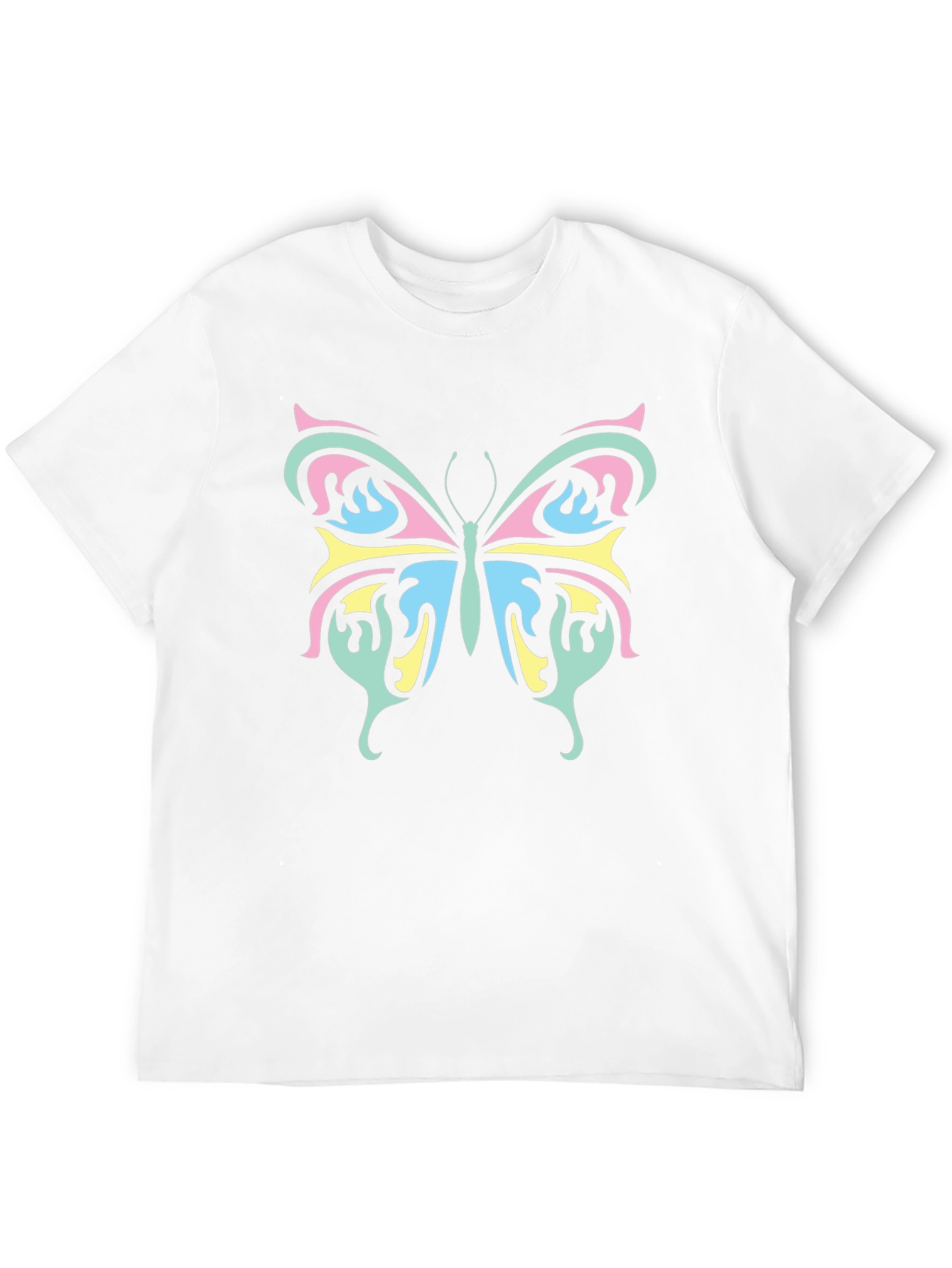 Butterfly Graphic Tee - Trendy Casual Shirt