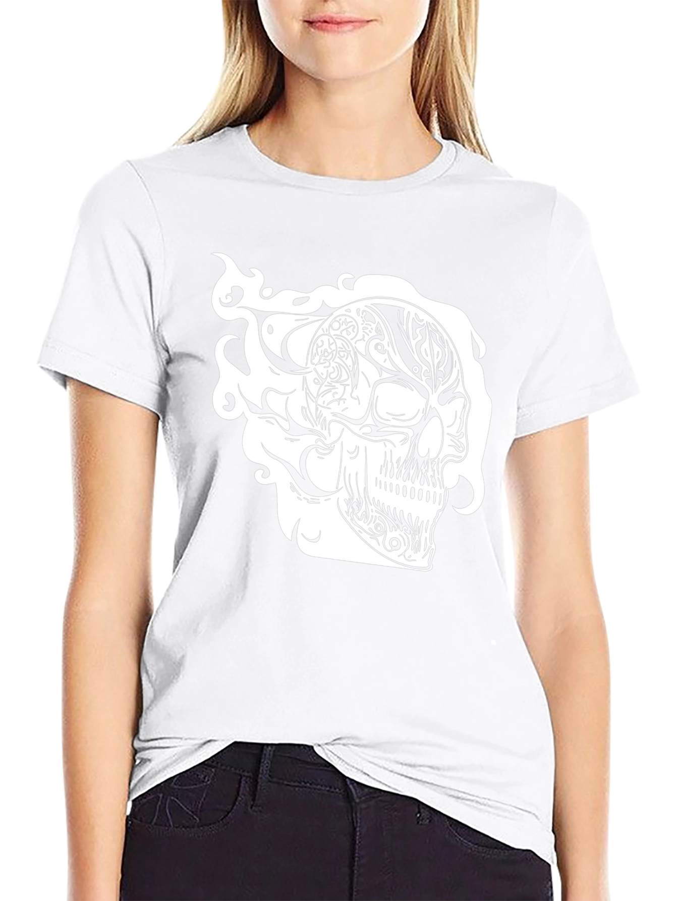 Skull Graphic Tee - Mens Black T-Shirt