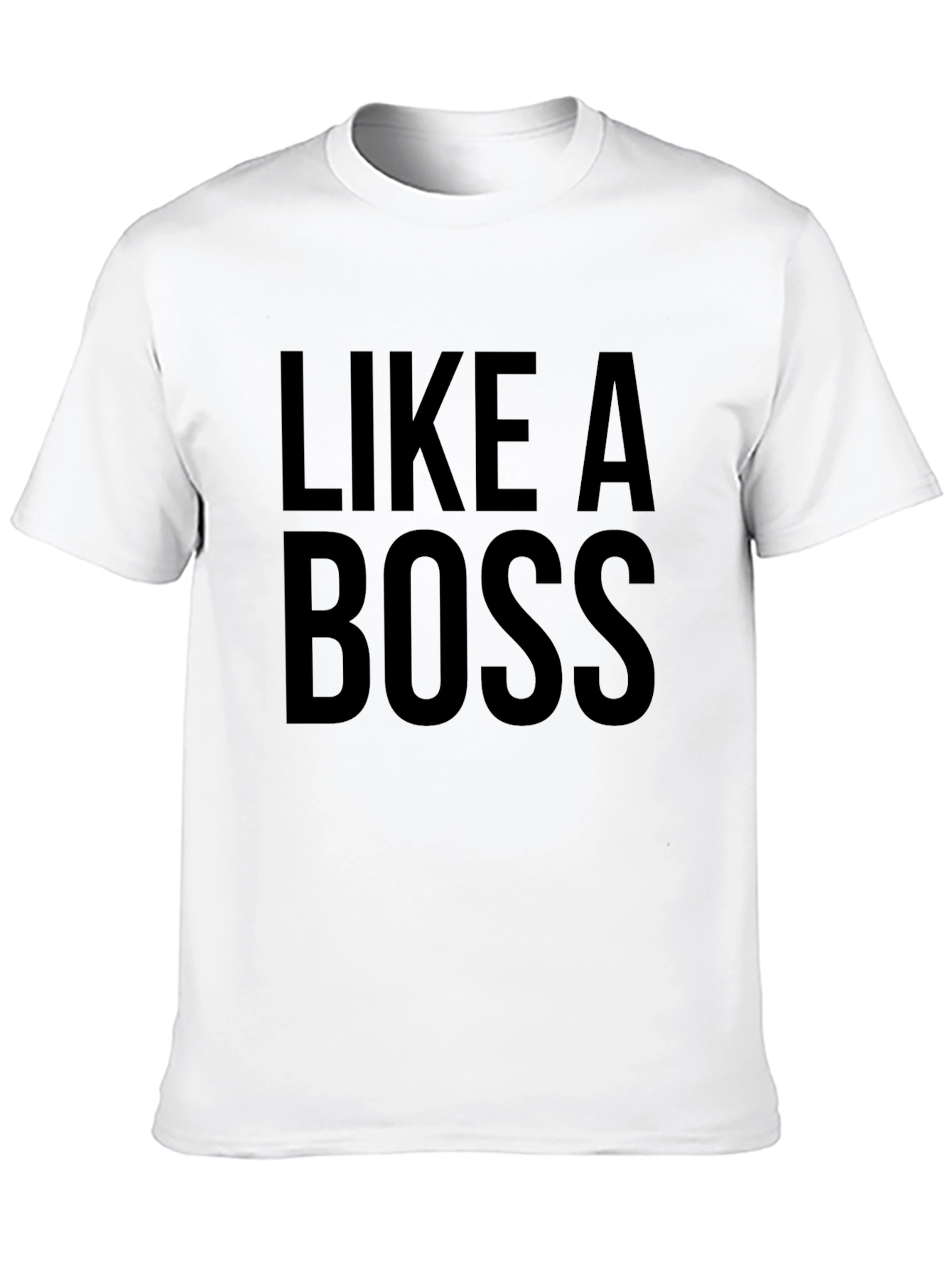 Like a Boss Black Graphic T-Shirt