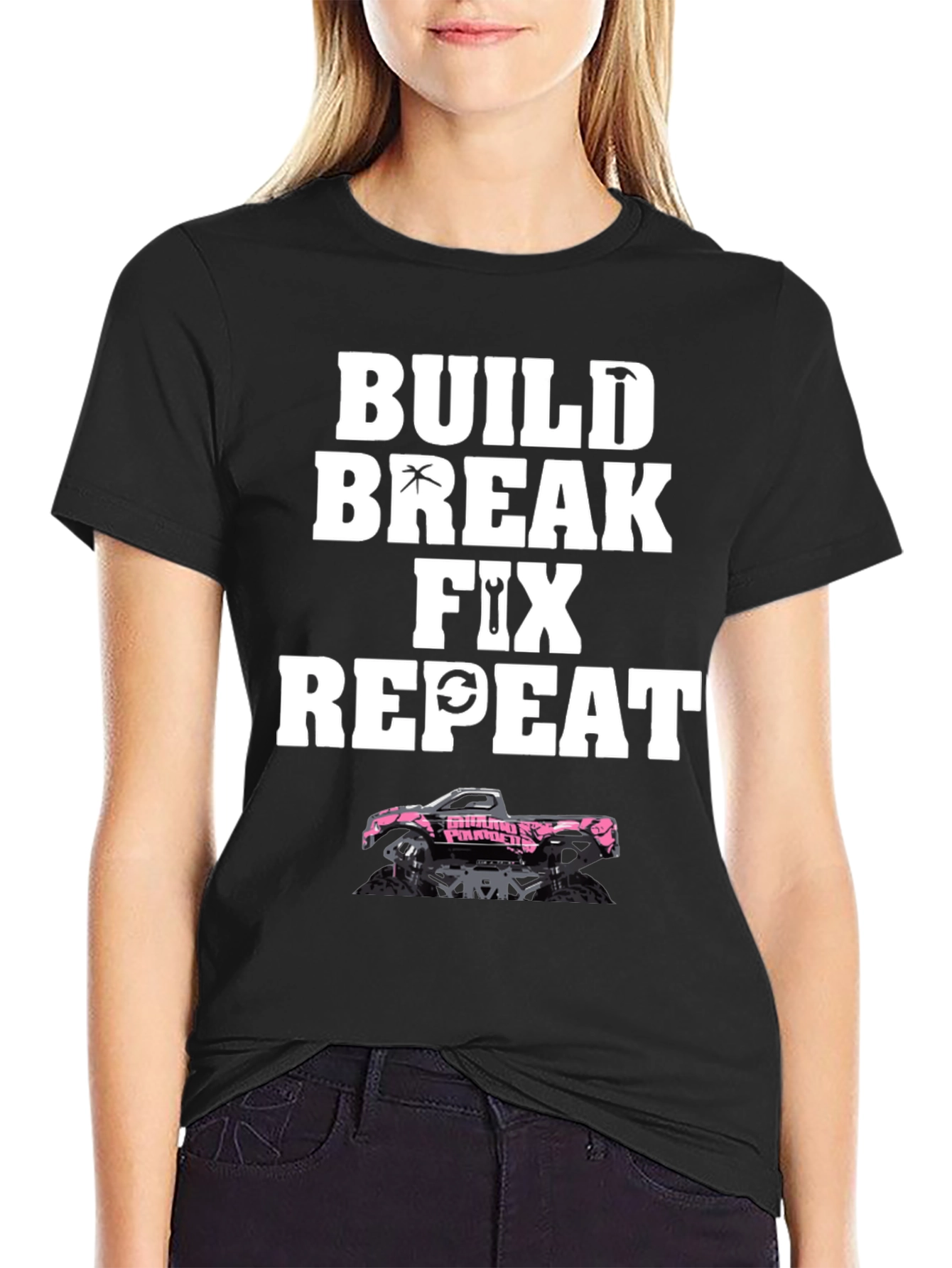 Build Break Fix Repeat Truck T-Shirt