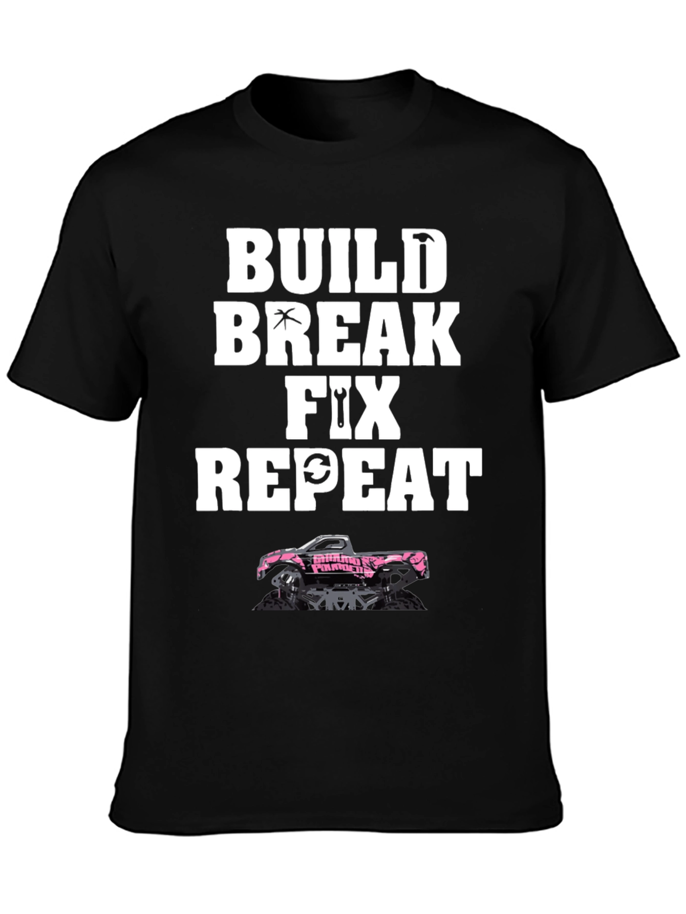 Build Break Fix Repeat Truck T-Shirt