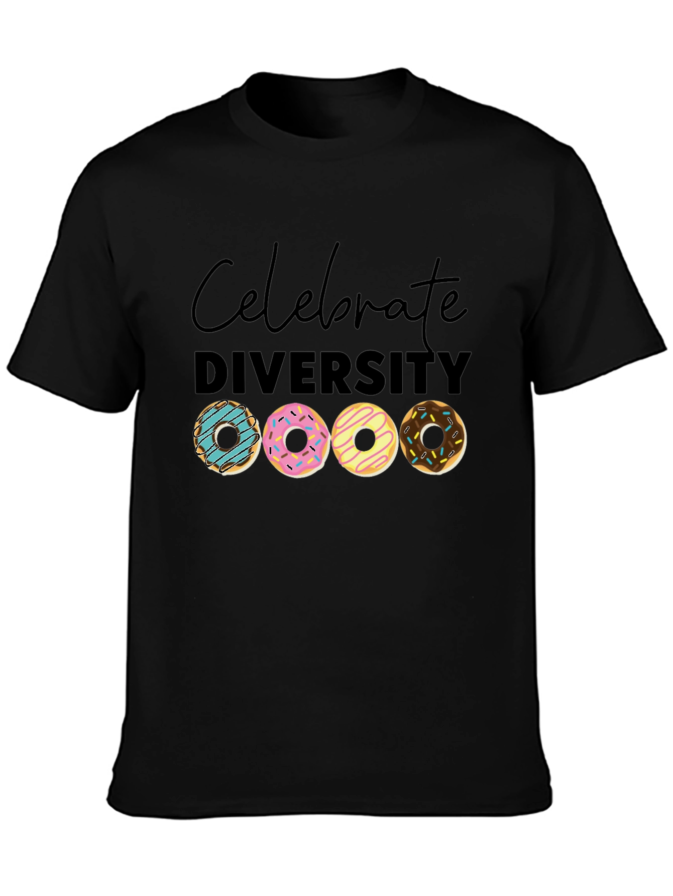 Celebrate Diversity Donut T-Shirt