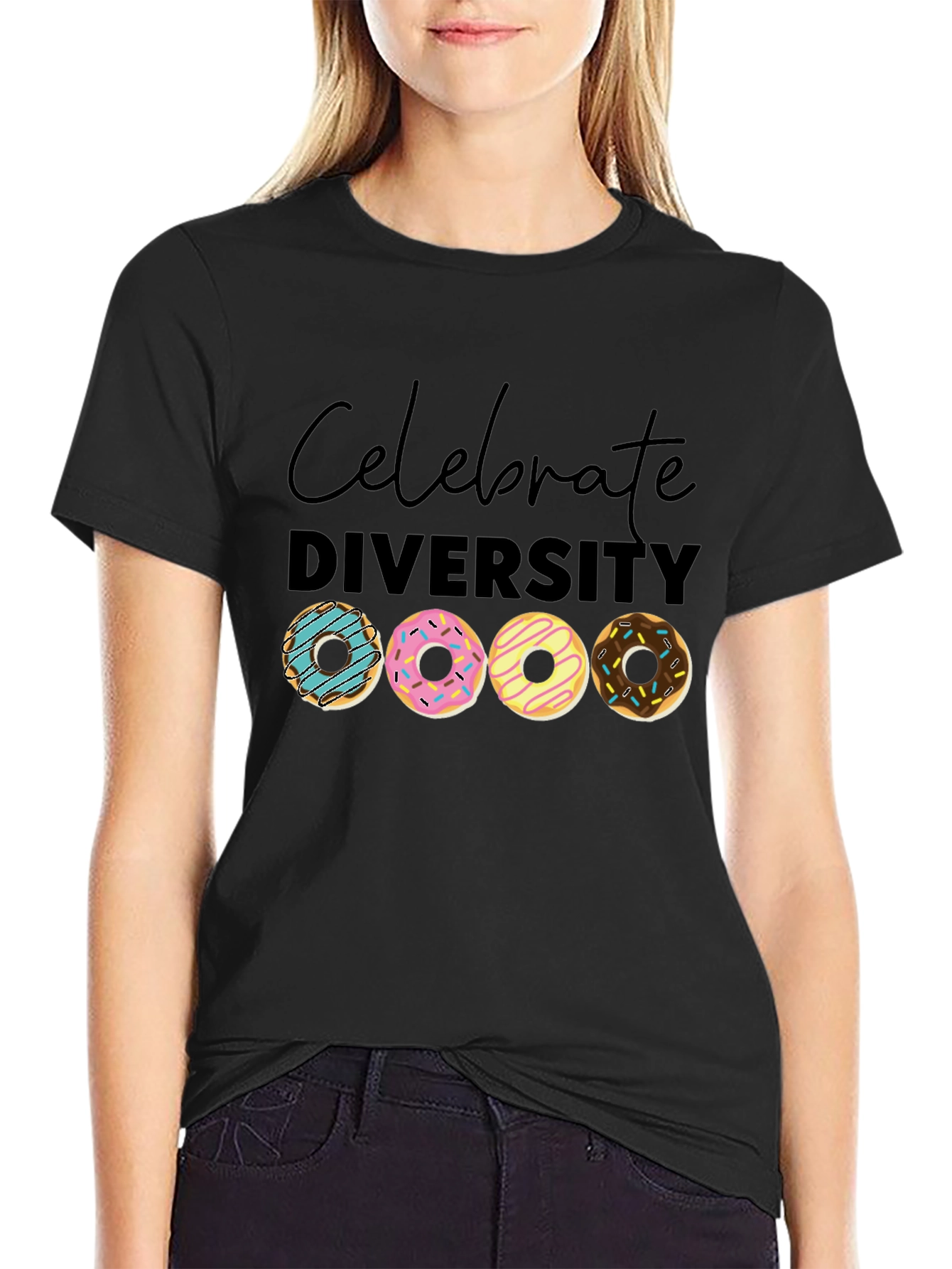 Celebrate Diversity Donut T-Shirt