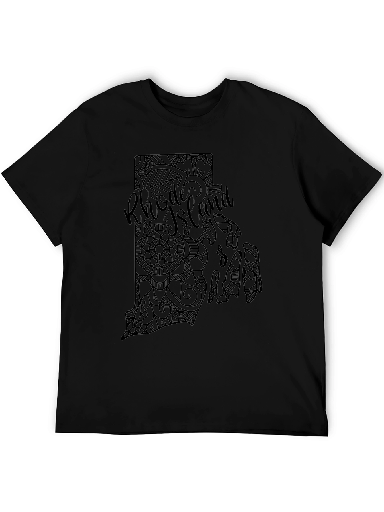 Rhode Island State Mandala T-Shirt