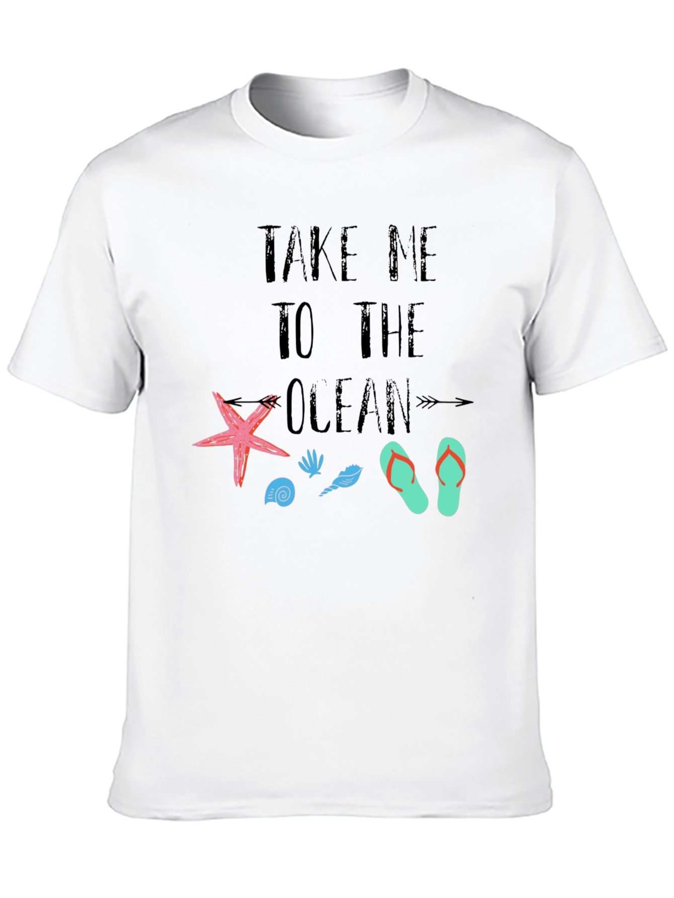 Take Me to the Ocean Black T-Shirt