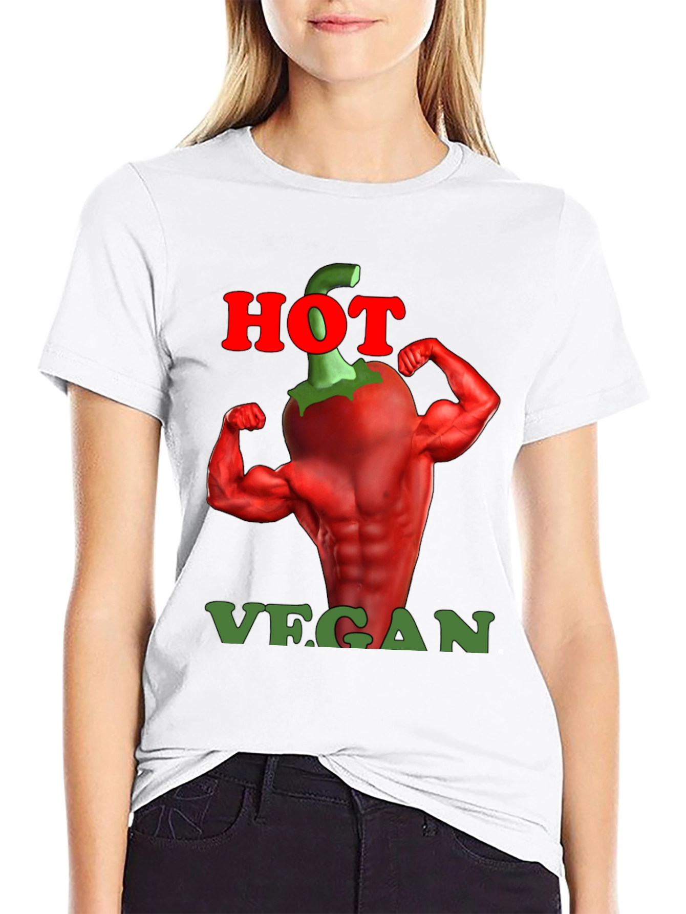 Hot Vegan T-Shirt - Muscle Pepper Tee