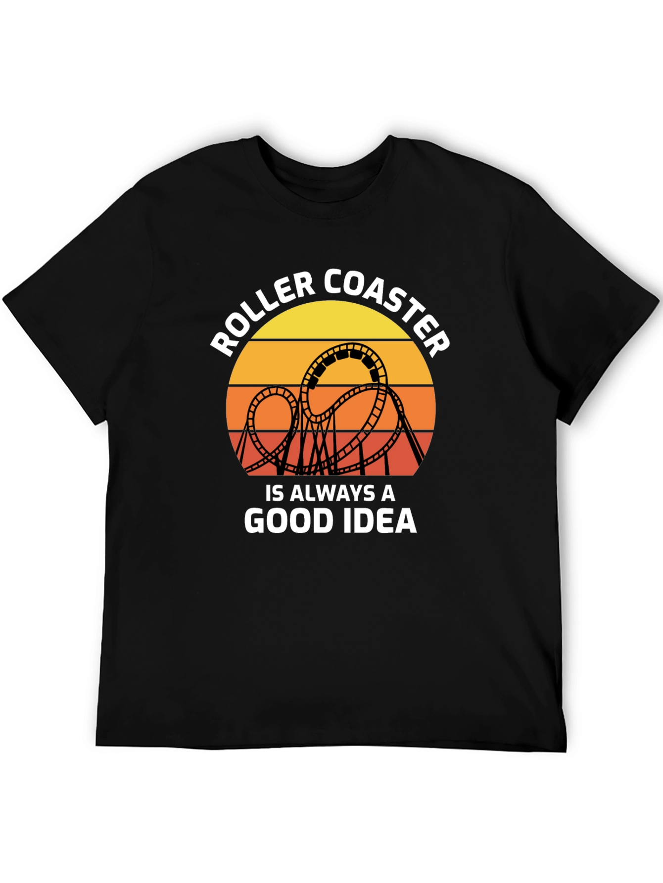 Roller Coaster Good Idea Graphic Tee