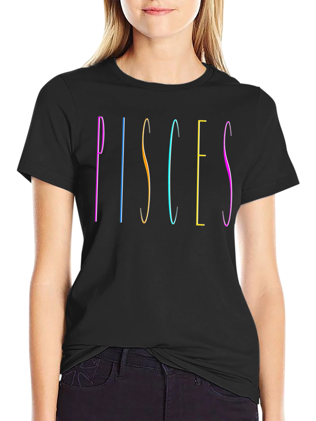 Pisces Zodiac Sign Graphic T-Shirt