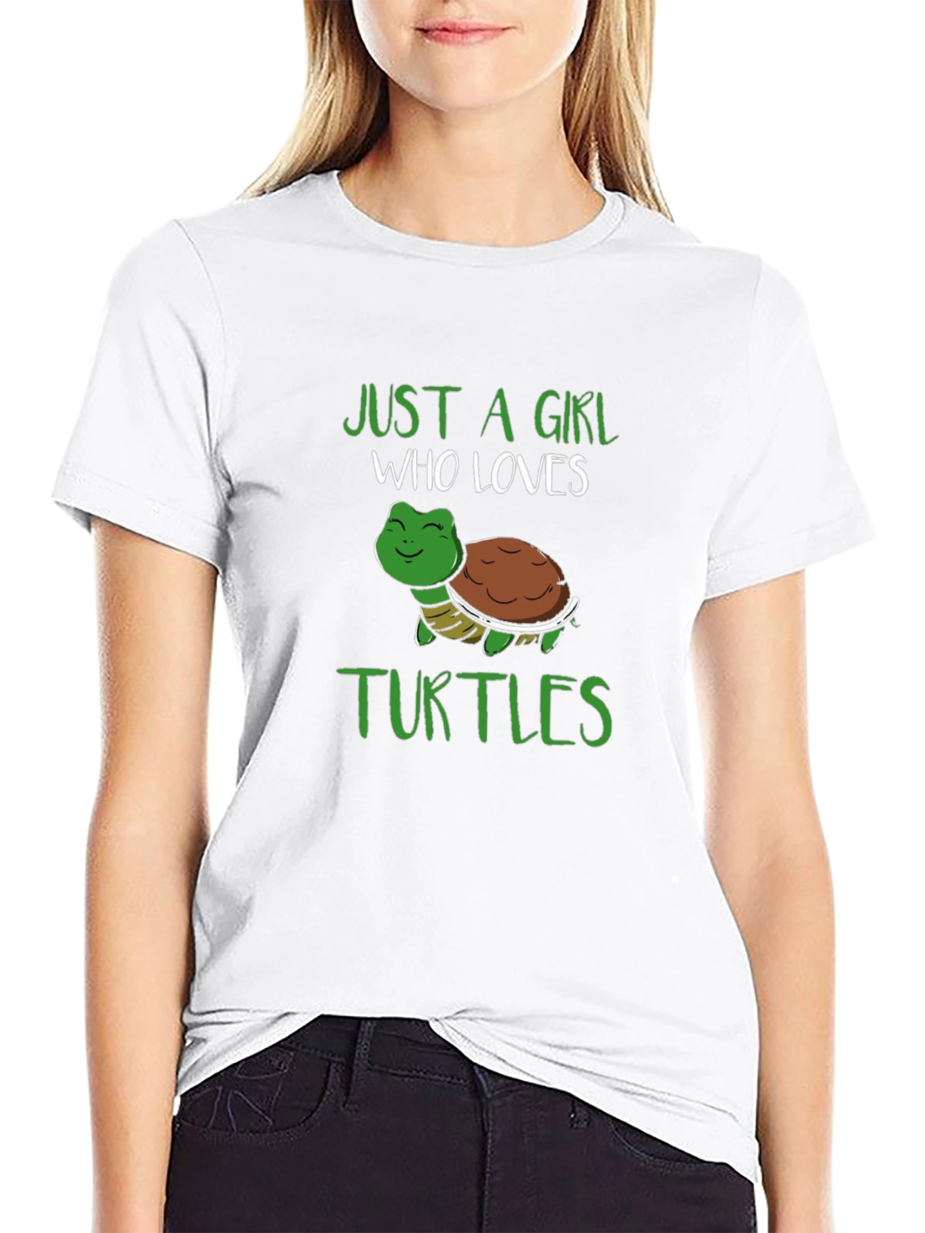 Just a Girl Who Loves Turtles T-Shirt