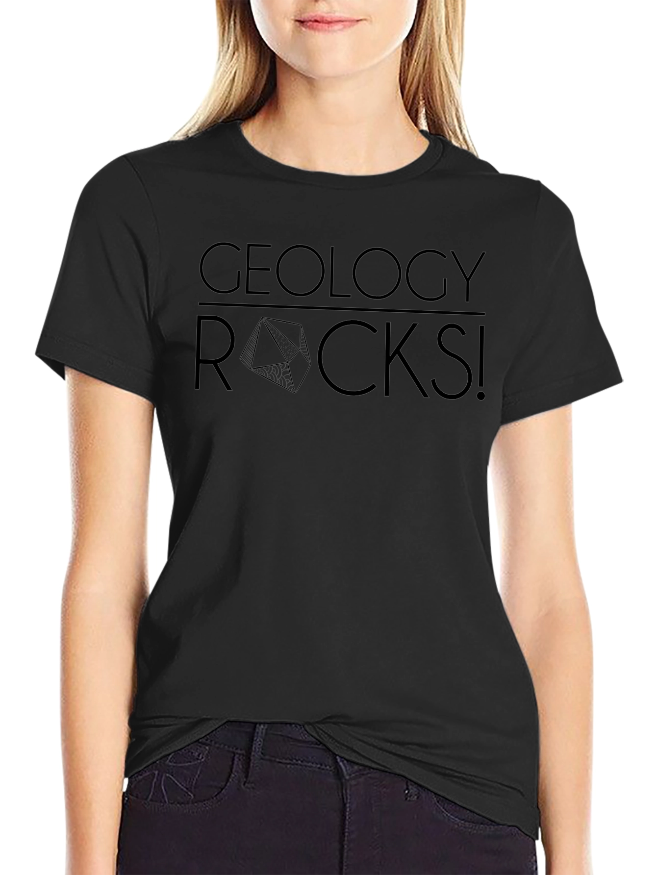 Geology Rocks Graphic Tee - Mens Black T-Shirt