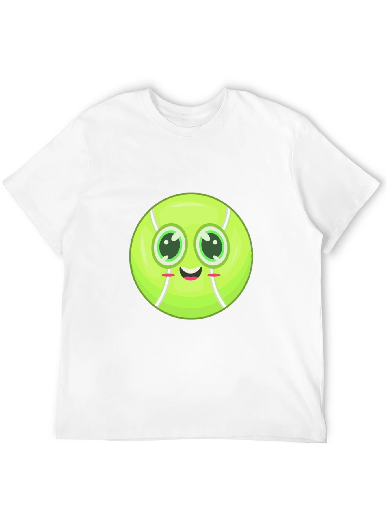 Cute Tennis Ball Face T-Shirt
