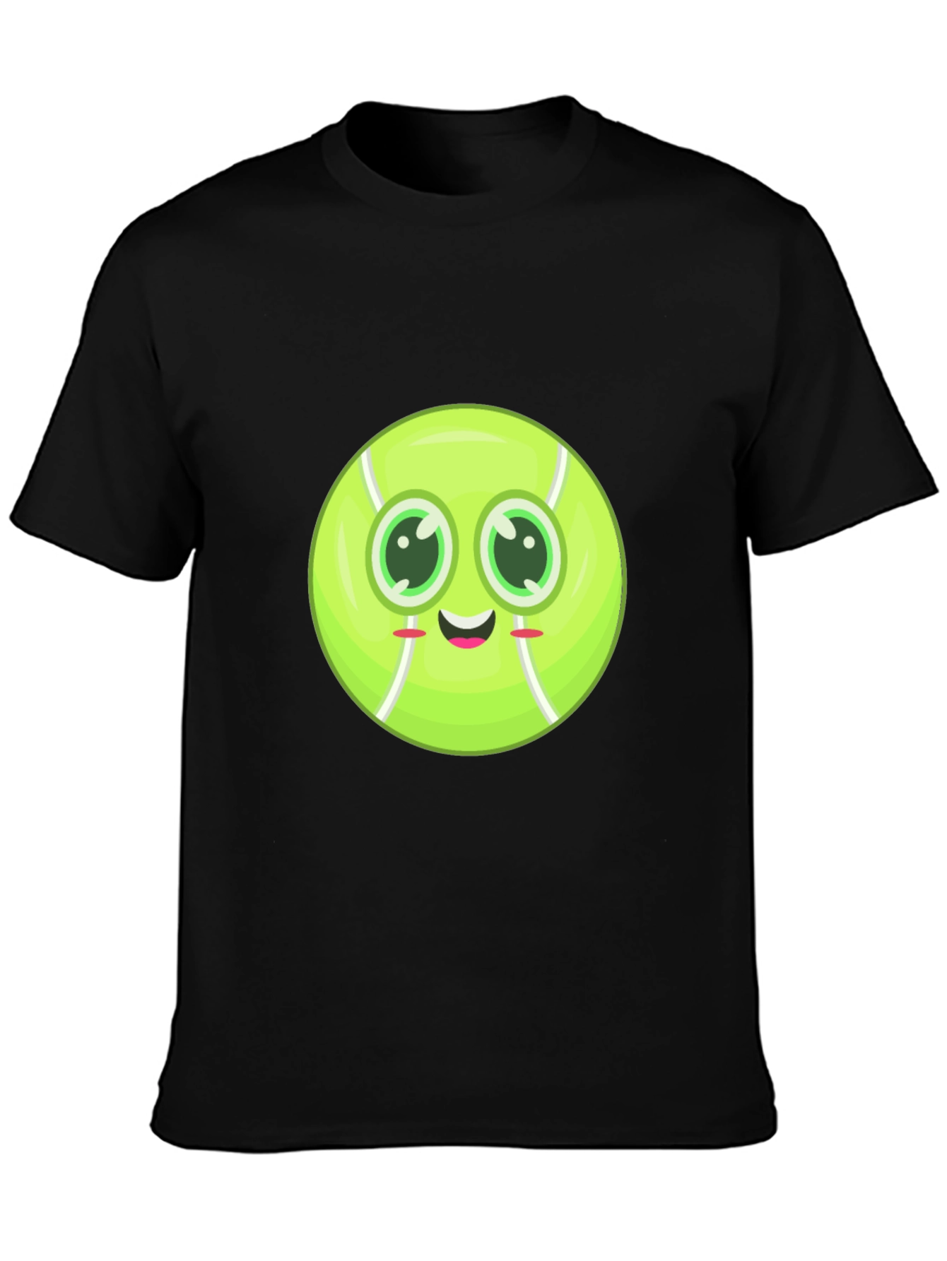 Cute Tennis Ball Face T-Shirt