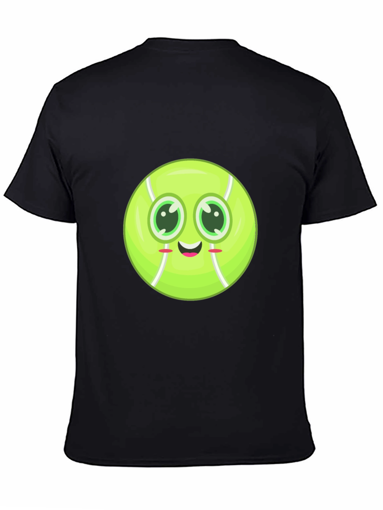 Cute Tennis Ball Face T-Shirt