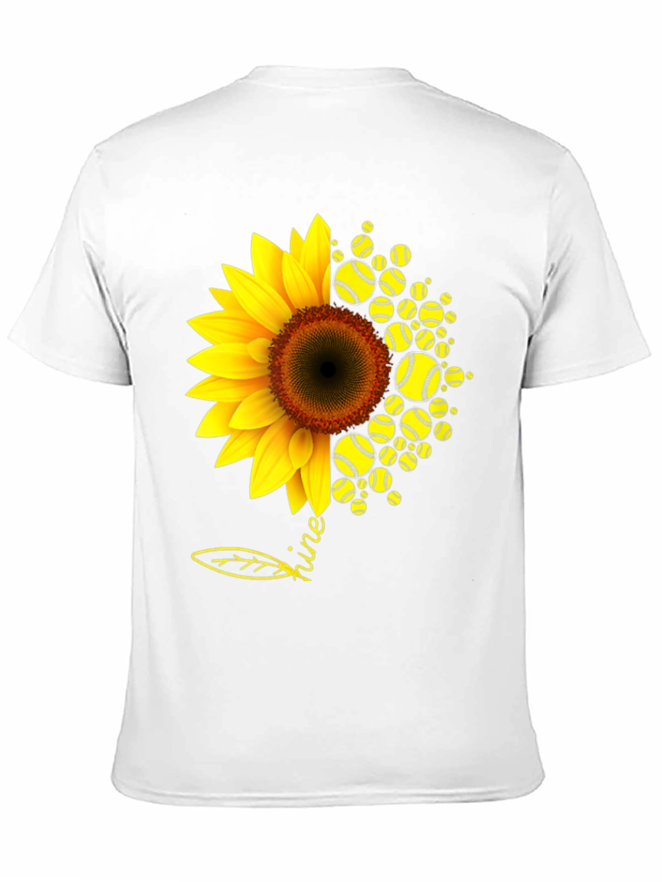 Sunflower Softball T-Shirt - Shine Bright!