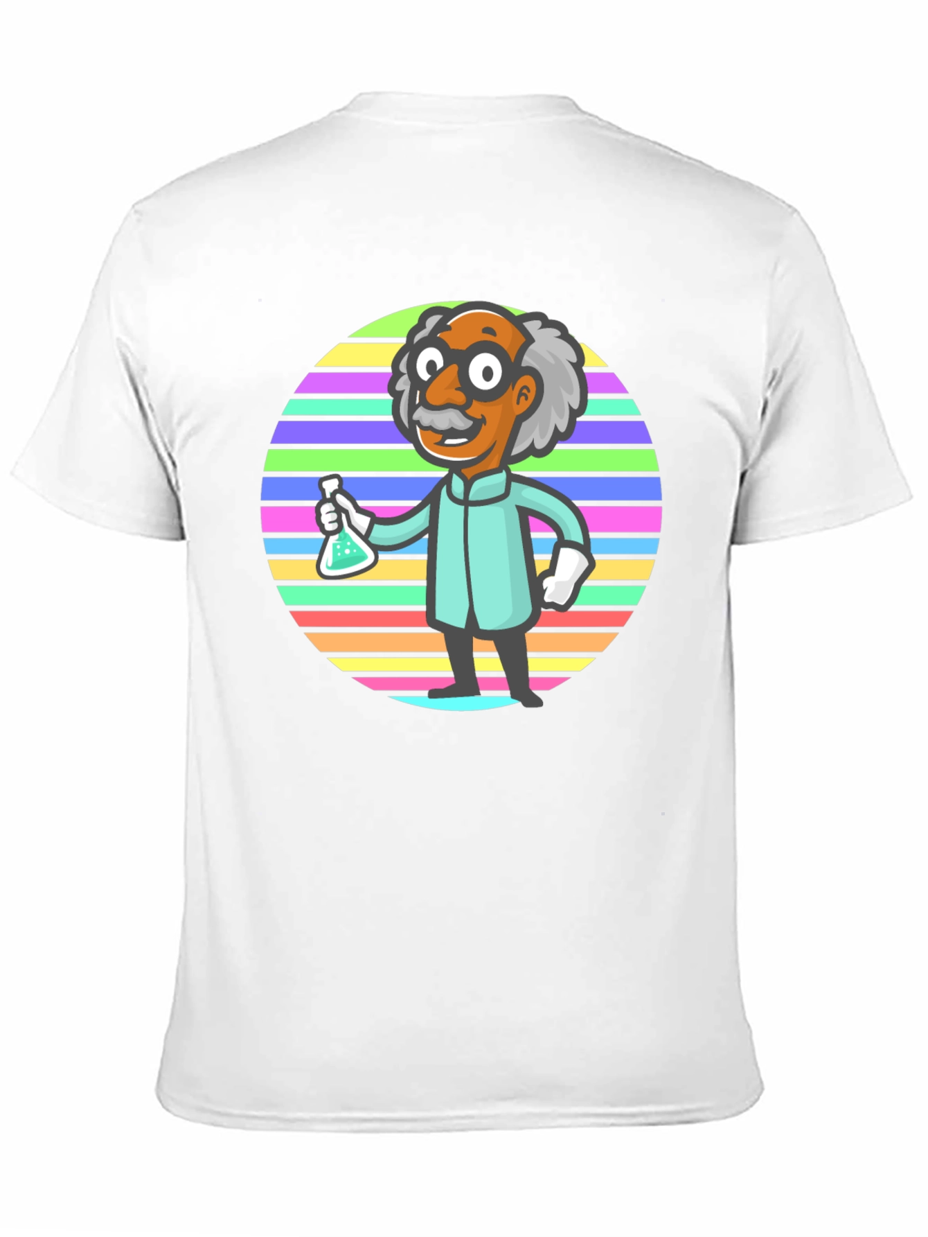 Scientist Graphic T-Shirt - Funky Retro Design