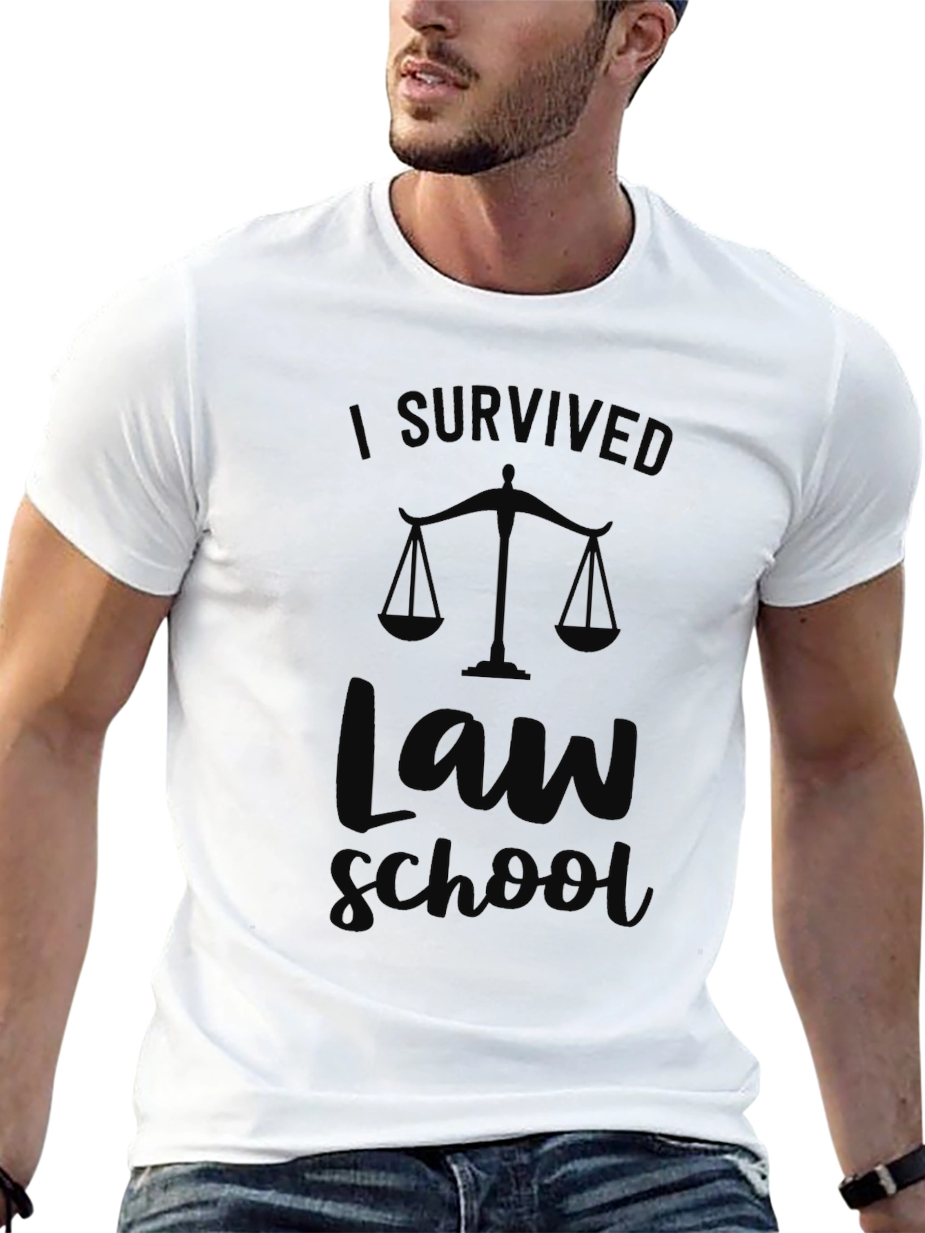 I Survived Law School T-Shirt - Graduation Gift